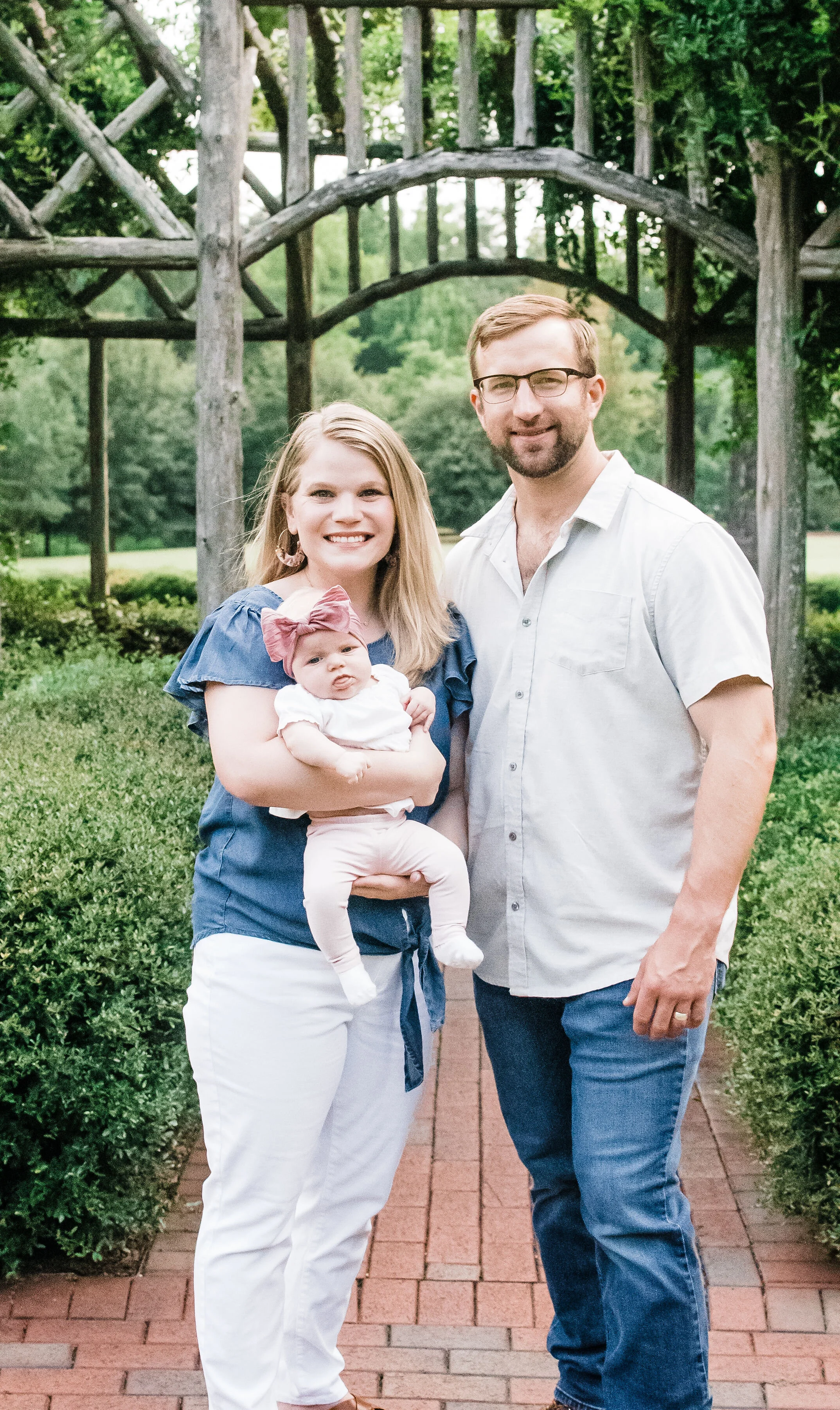 Pete's brother and sister in law, and our sweet niece. 