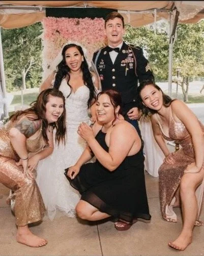 Katie's best friends wedding.