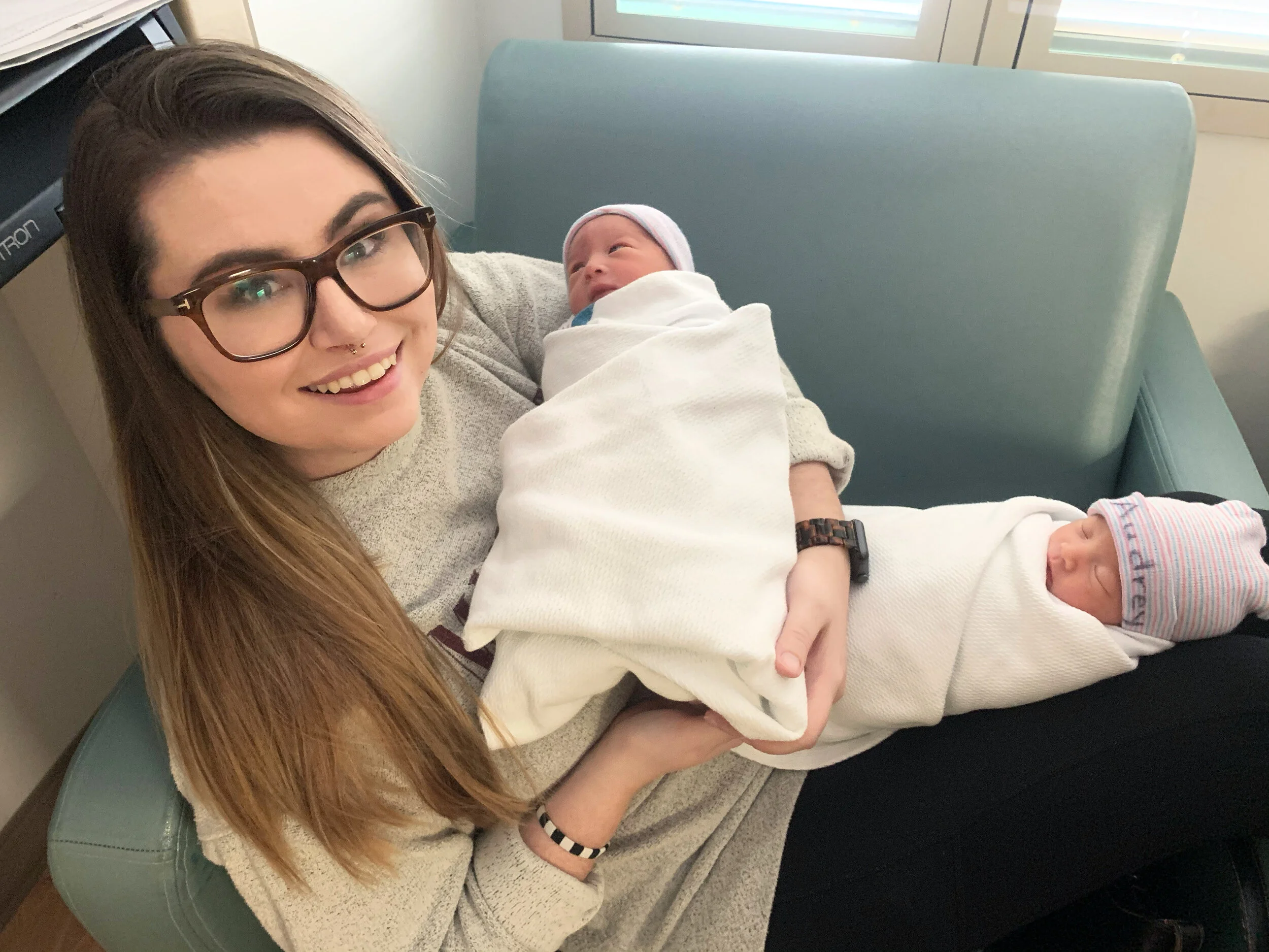 Katie and her Nieces.