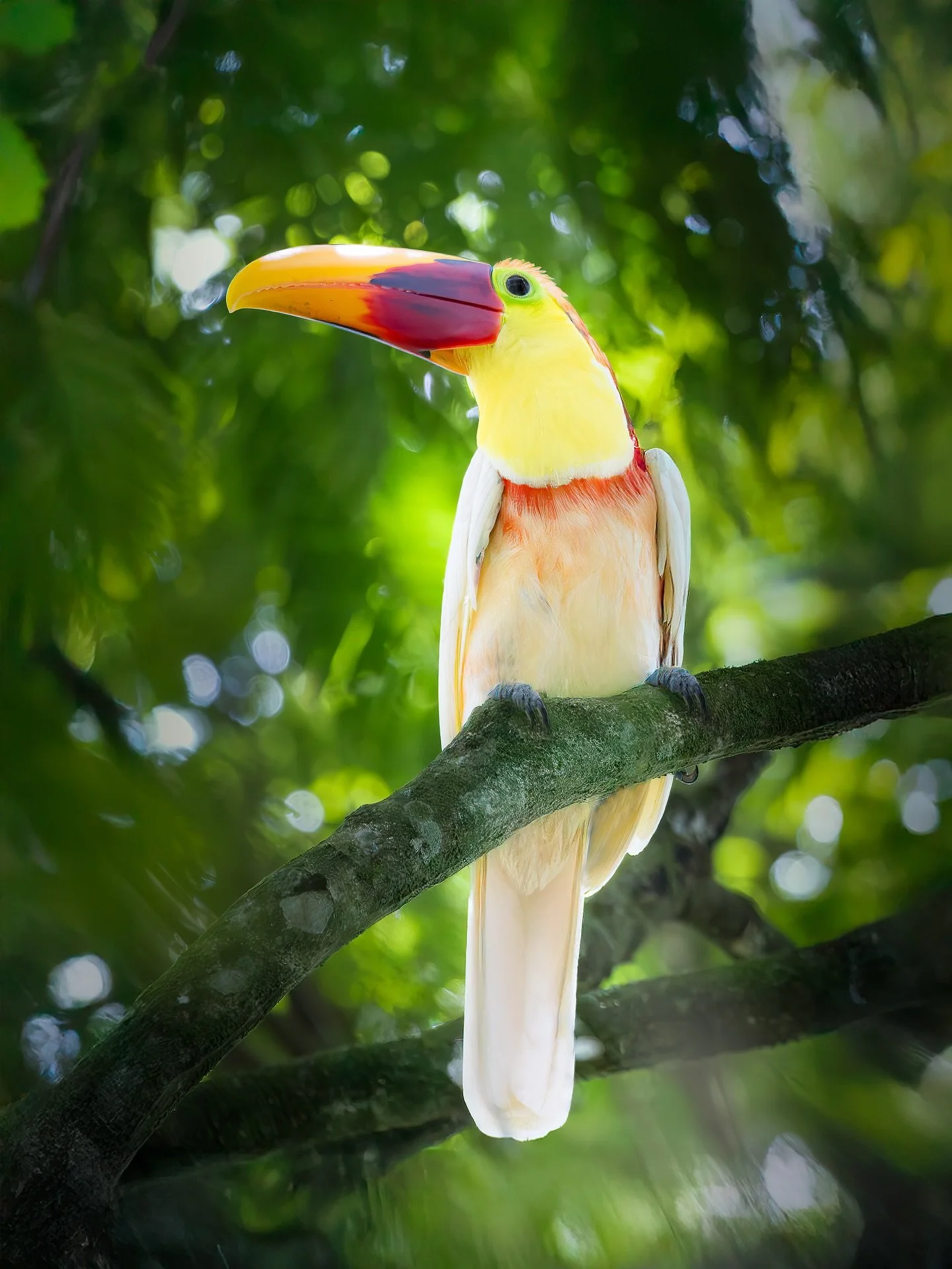 A veces la selva siempre sorprende con algo que es profundamente hermoso.

Conoc&iacute; a Tuki, un tuc&aacute;n con leucismo, gracias a mi amigo @franvillaloboscr quien estaba en contacto con @elviejodelmonte cuando nos encontr&aacute;bamos en de gi