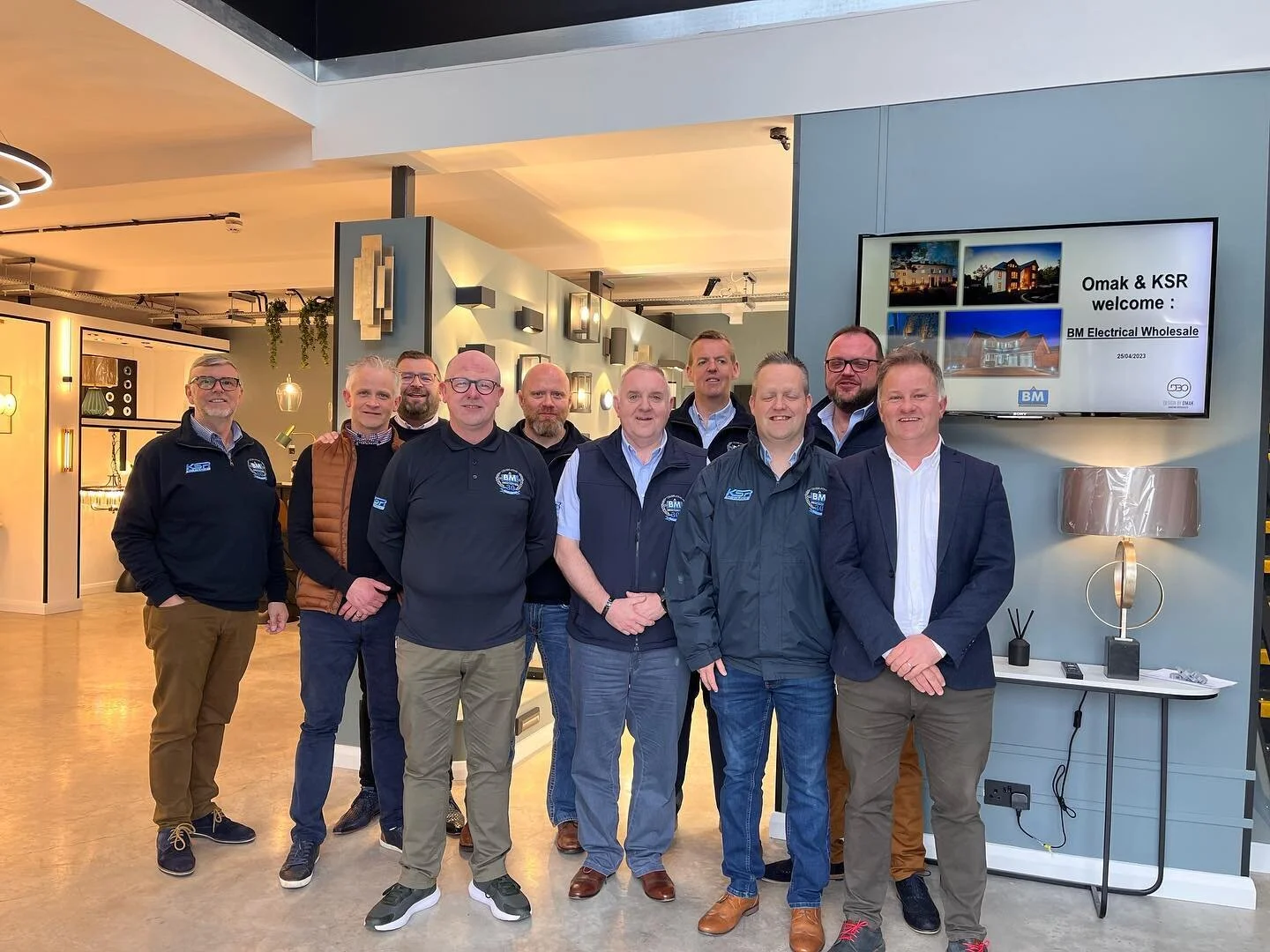 Great day showing off our new KSR and DBO showrooms.  Thanks to BM Electrical Wholesale #bmelectricalwholesale #ksrlighting #keepitksr