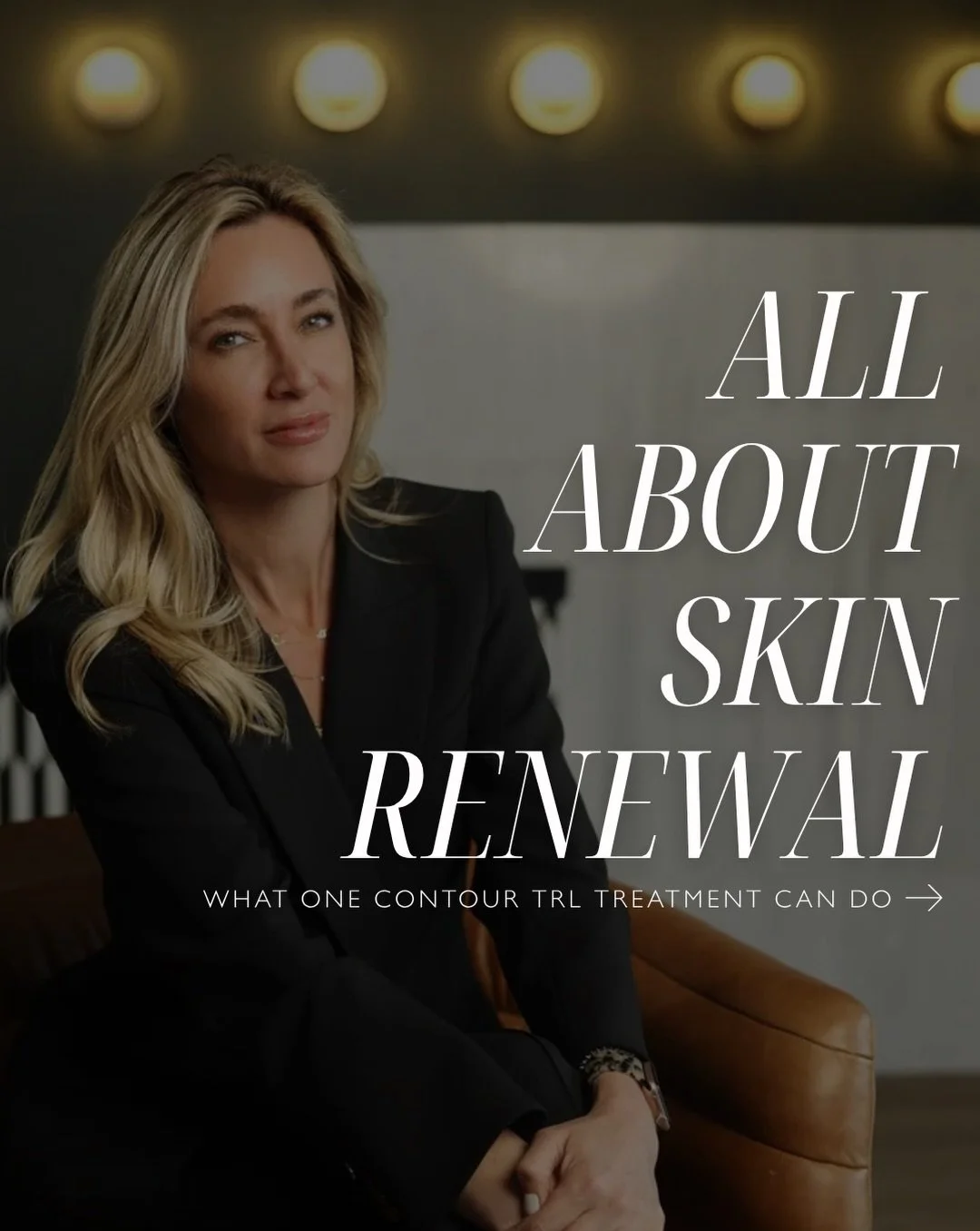 All About Skin Renewal ✨

What can ONE ContourTRL treatment do? These before &amp; afters speak for themselves. 👏

ContourTRL is a fully customizable deep resurfacing laser treatment designed to dramatically improve the appearance of:

✨ Fine lines 