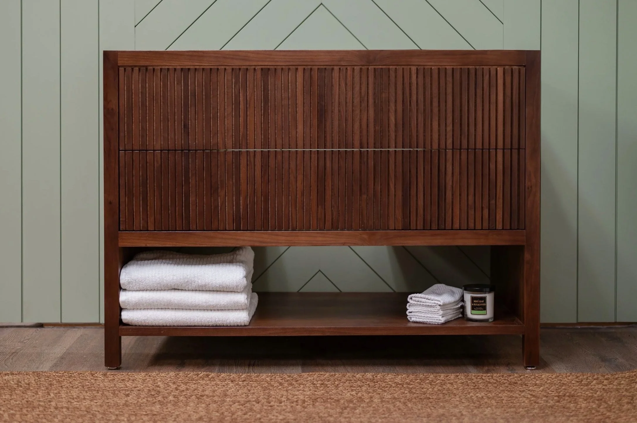 Walnut Bathroom Vanity