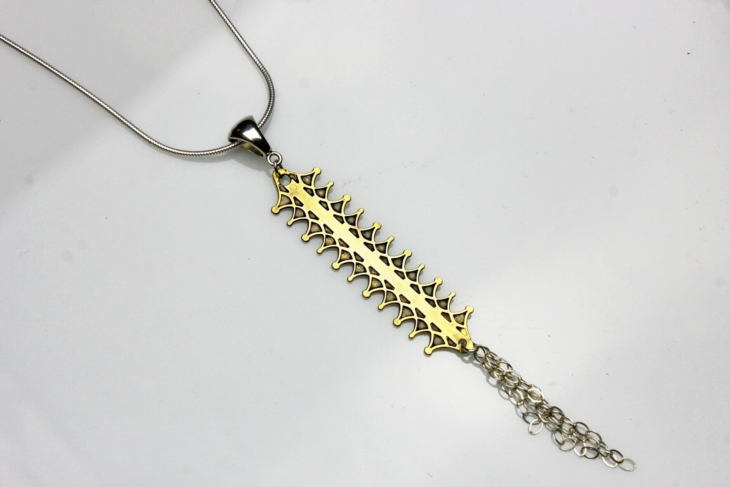 Versace Greek Key Pendant Necklace in Metallic for Men | Lyst