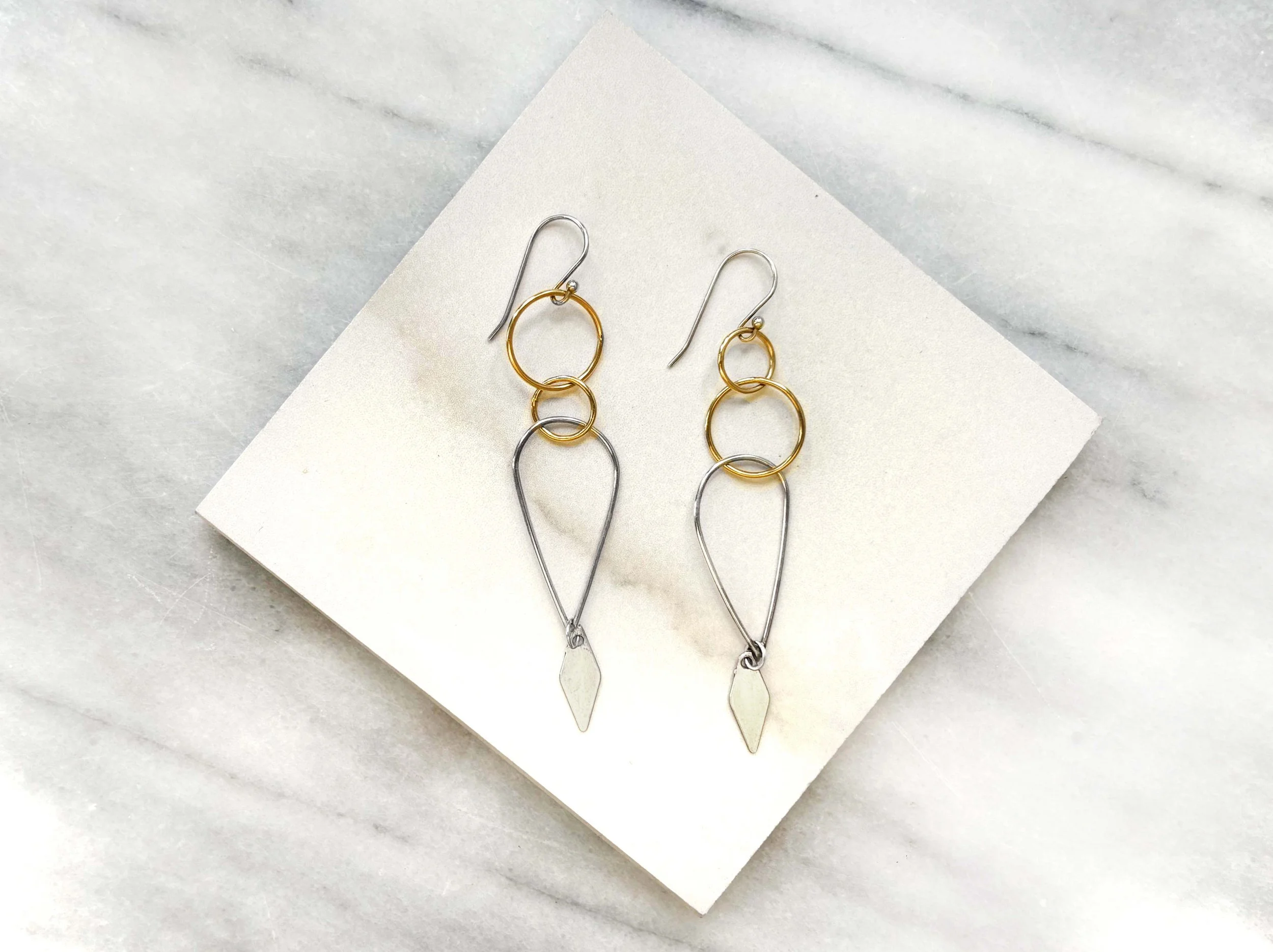 Contour Drop Earrings