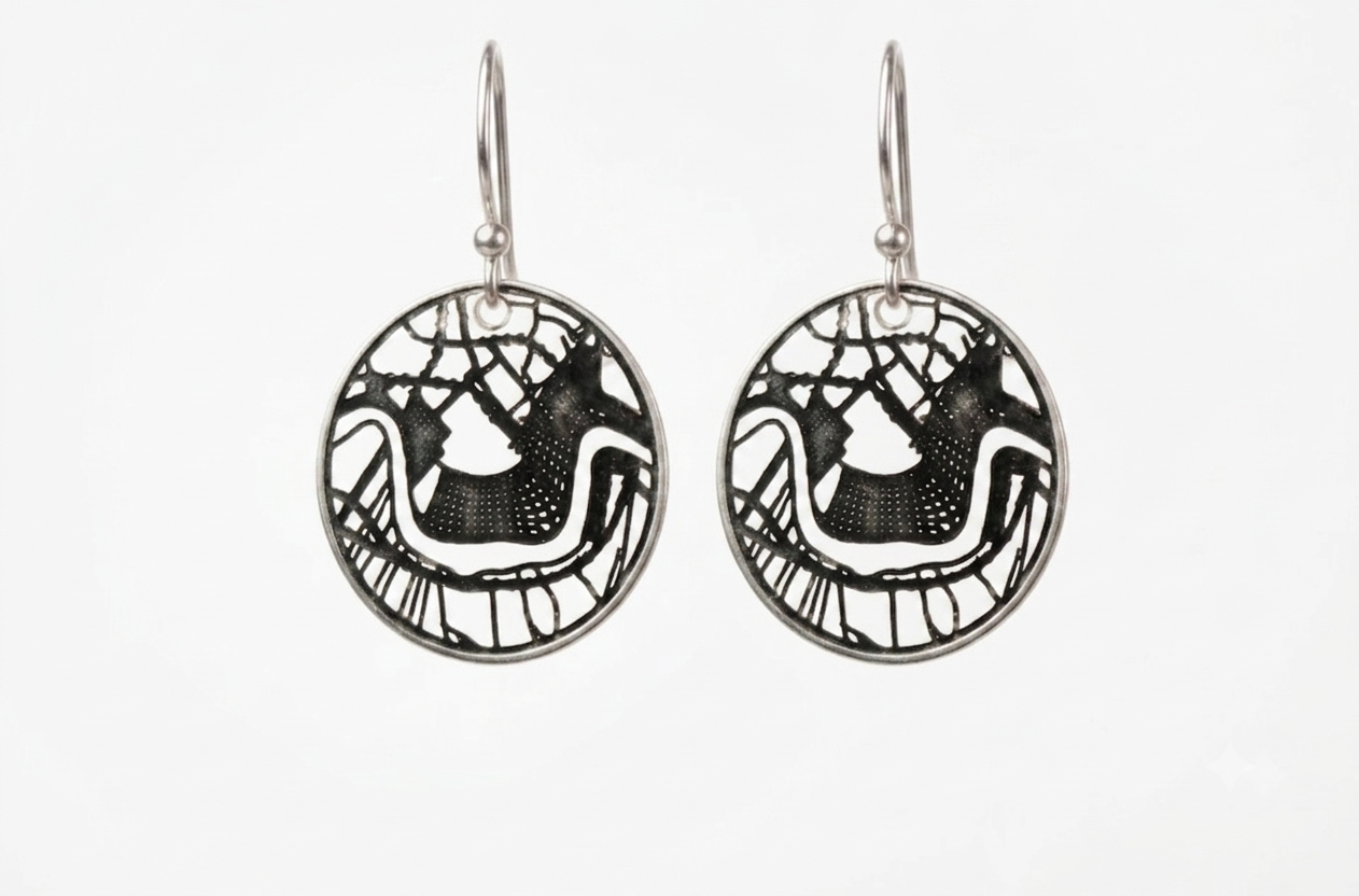 Crescent Cityscape Earrings