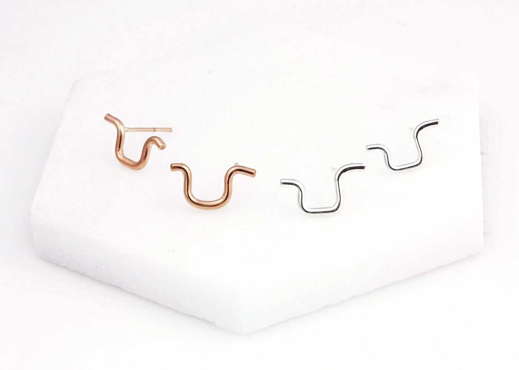 Crescent City Fluidity Stud Earring
