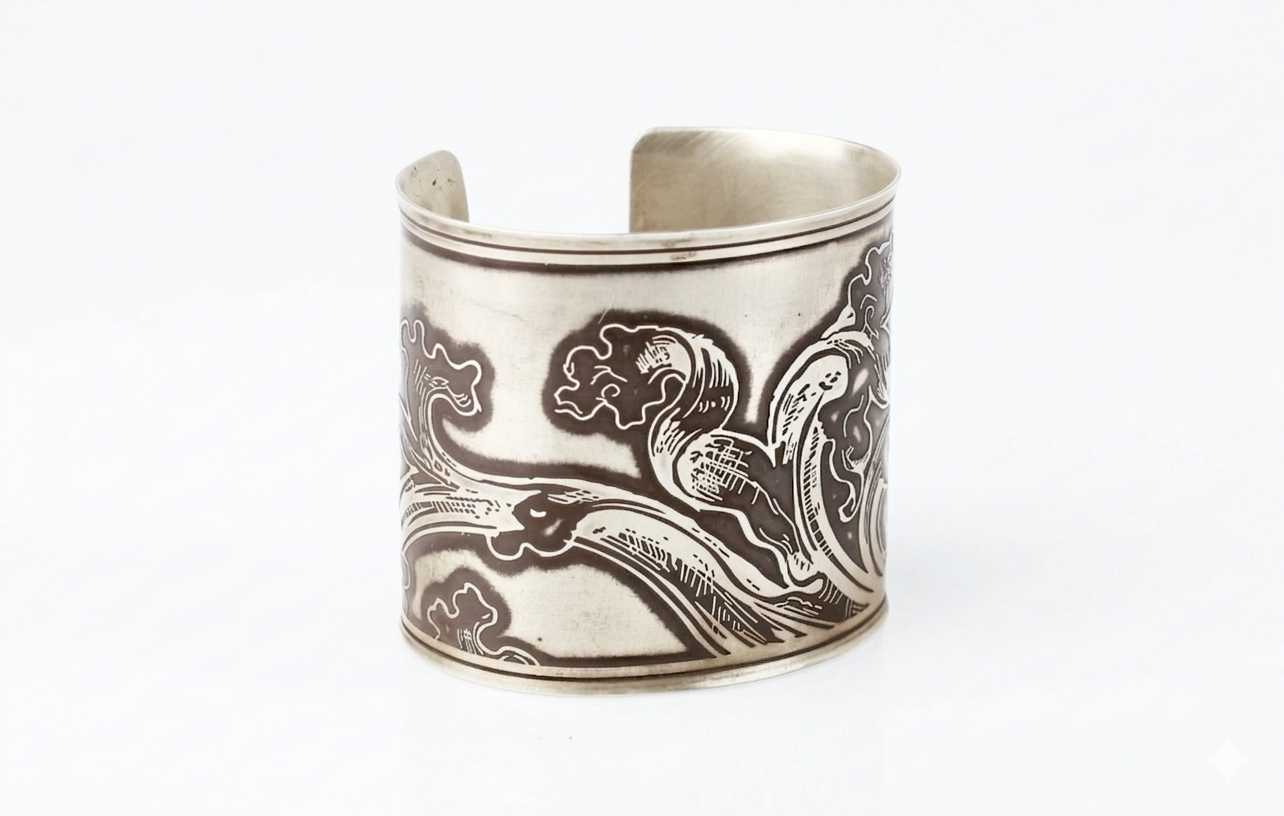 Acanthus Leaf Cuff Bracelet