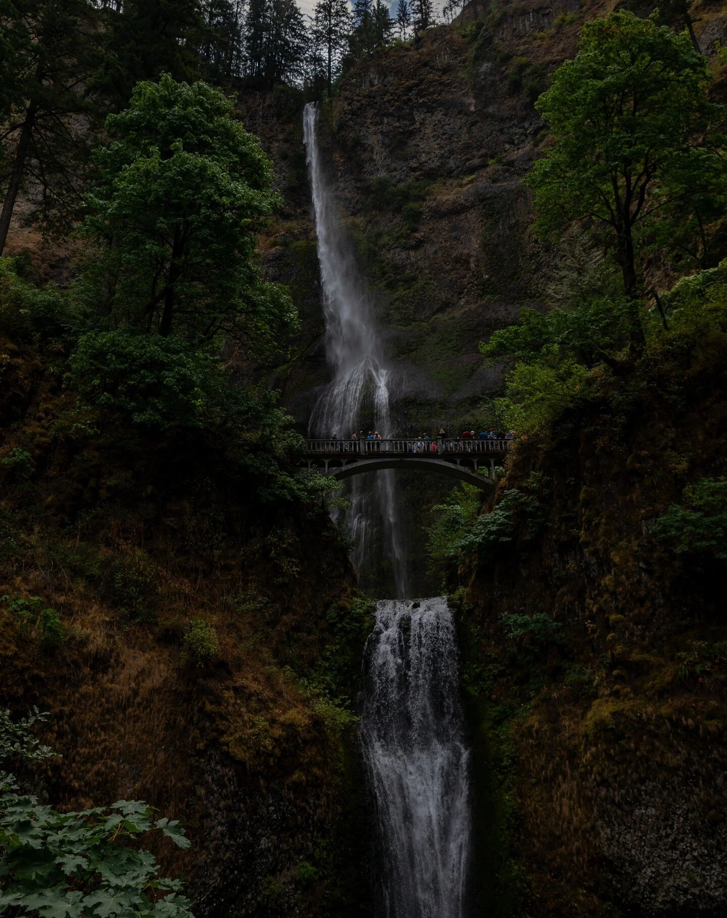 large waterfall is large #oregon #portland #waterfall #moist