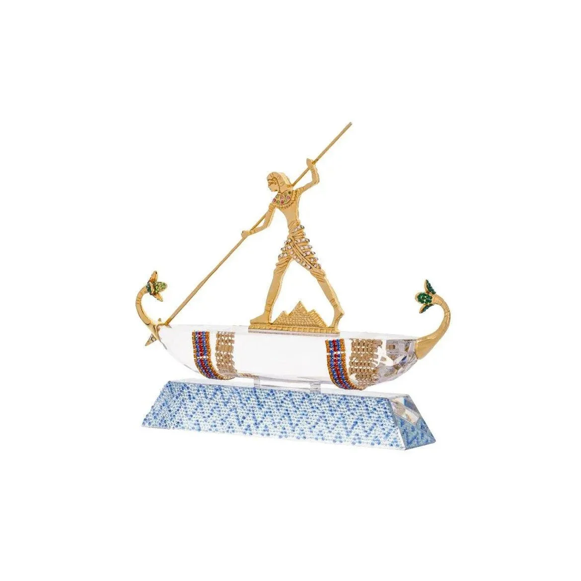 Pharaonic Boat Crystal Gift