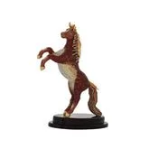 Horse Crystal Gift Brown And Gold