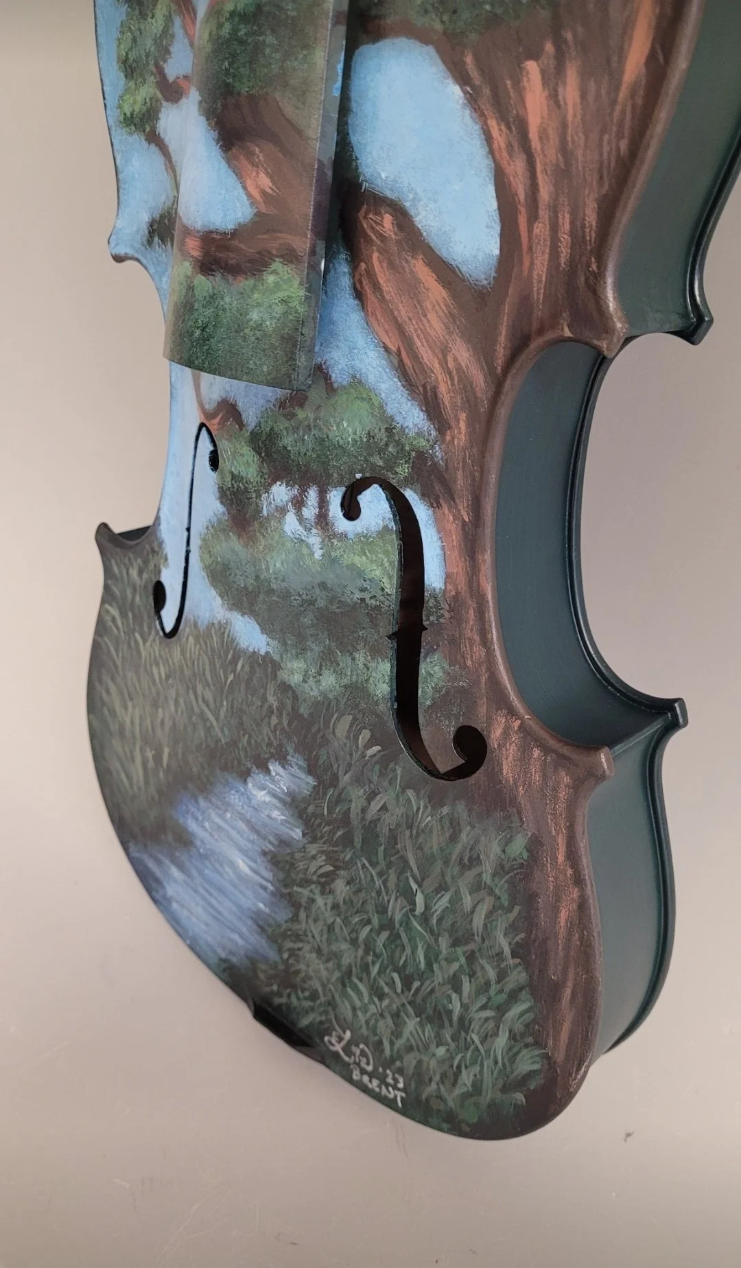 acrylic on wood, 2023