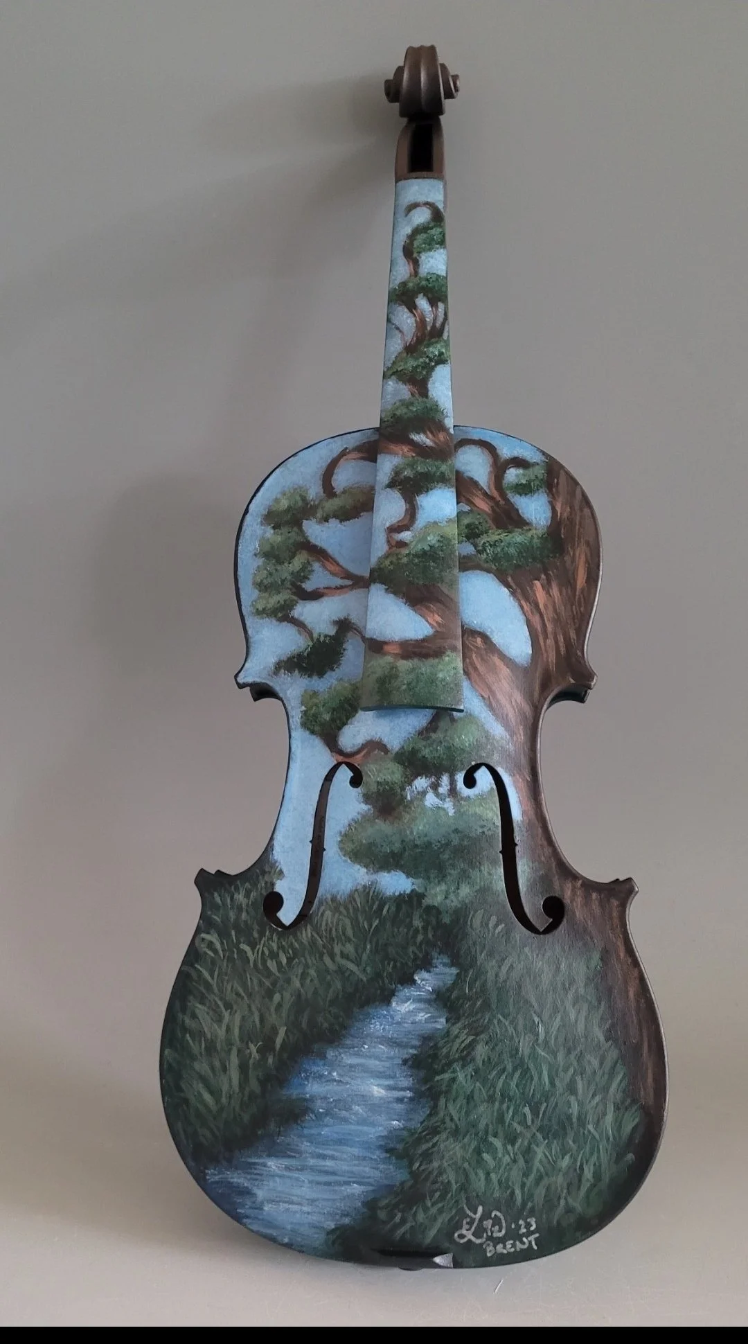 acrylic on wood, 2023