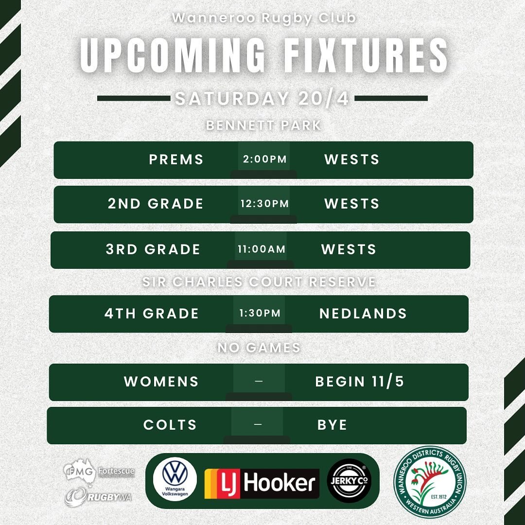 No better way to start your weekend than with some rugby! Plan ahead and check out where our men&rsquo;s teams will be this Saturday