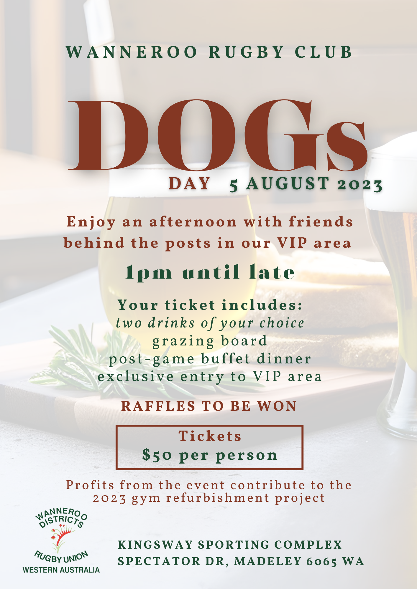 DOGs DAY - 5 Aug 2023 — Wanneroo Rugby Union Club