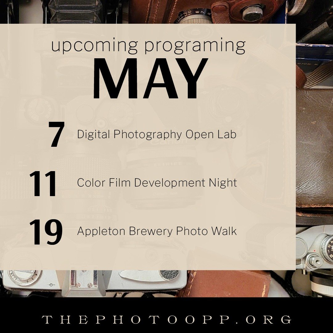 📸✨ Get ready for an exciting month of photography adventures in May! 🌟 Mark your calendars for these upcoming events:

🔹 May 7th: Digital Photography Open Lab
Join us for a collaborative space to explore digital photography techniques, troubleshoo