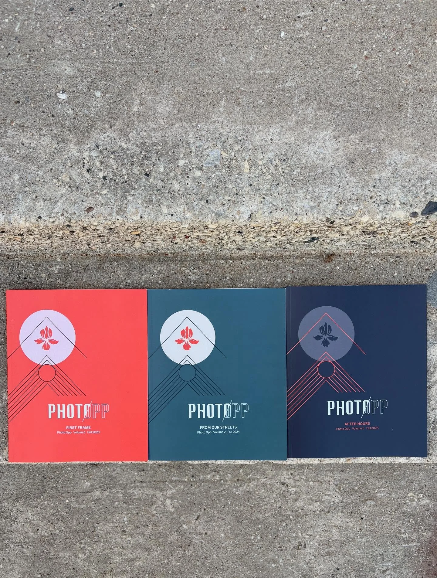 Did you know that when Michael Gerwe designed our first years zine he thought about how it would look when you have 5 or 6 years worth on your shelf.  We are getting there! Simple consistency in our design makes me feel so good about them each and ev