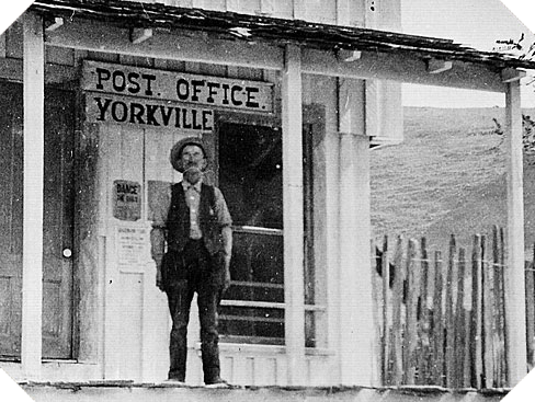 Charles Hiatt, postmaster of the second post office, old Yorkville.