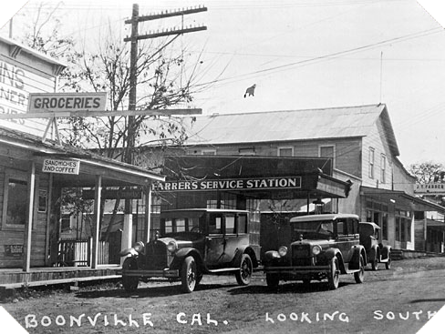 Downtown Boonville, early 1930s