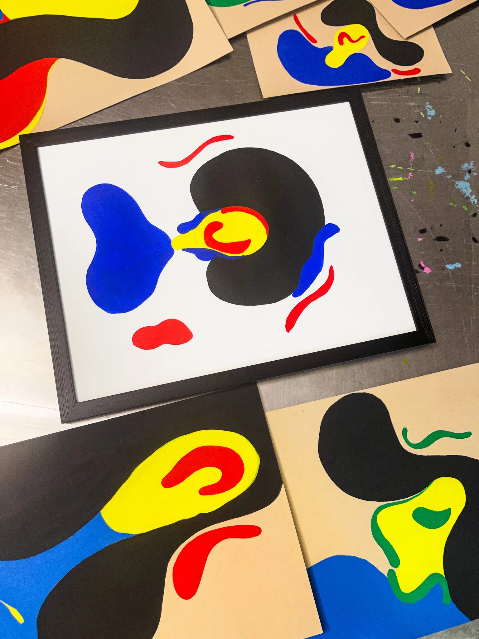 Hand Painted Origin of TYM art pieces. 