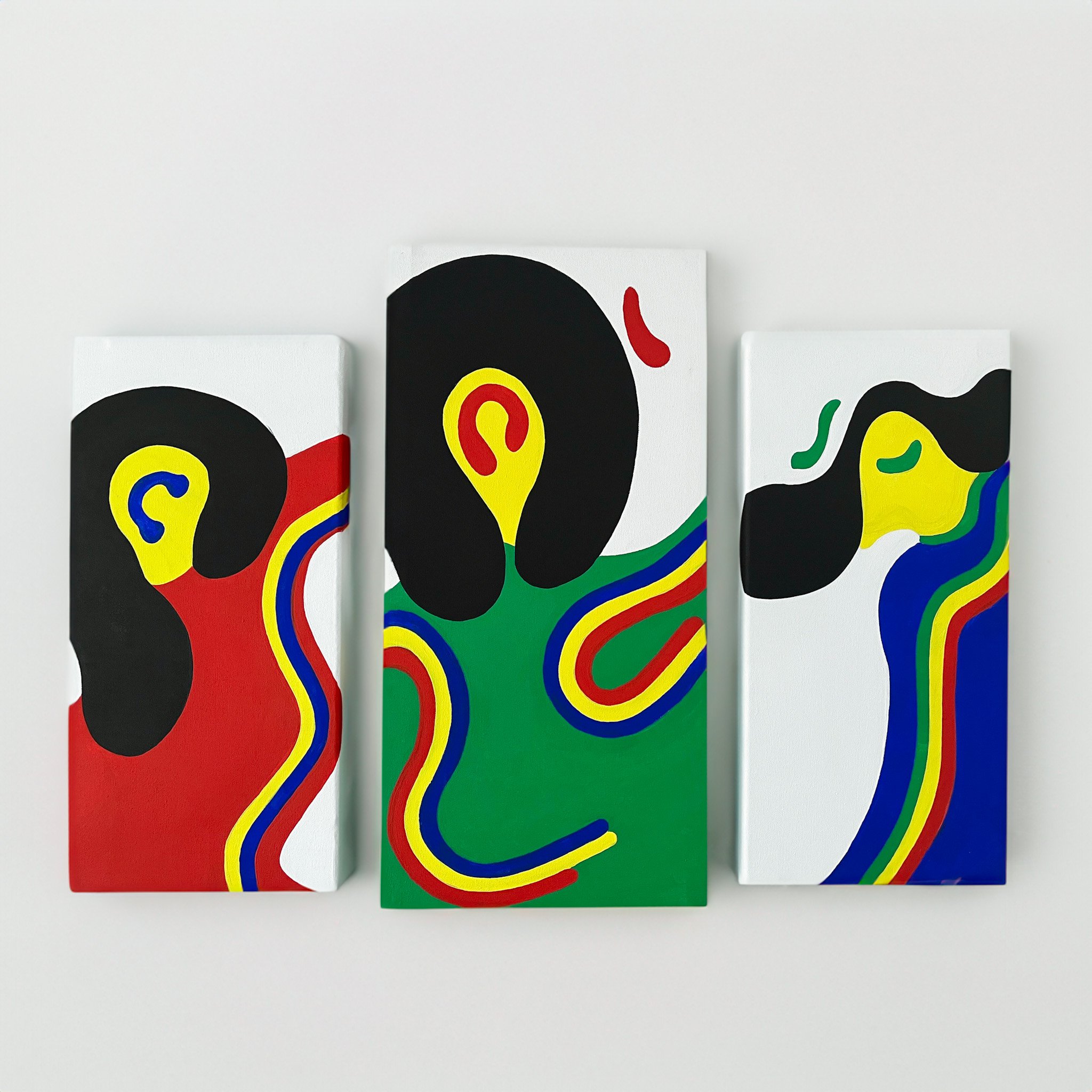 "SUPER" Cheerful abstraction of positive energy and connection. 