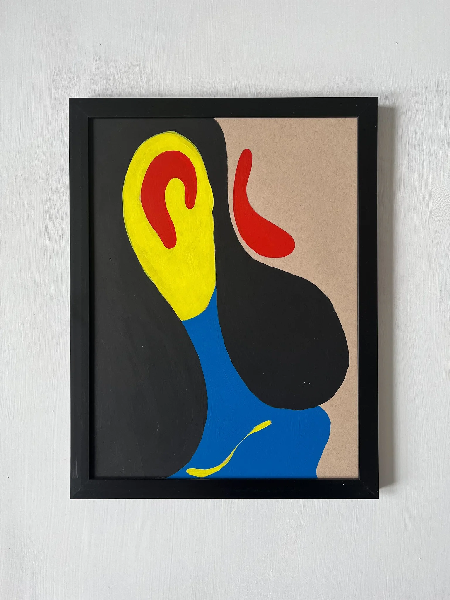 "Thought" Abstract expression of woman in deep thought. 