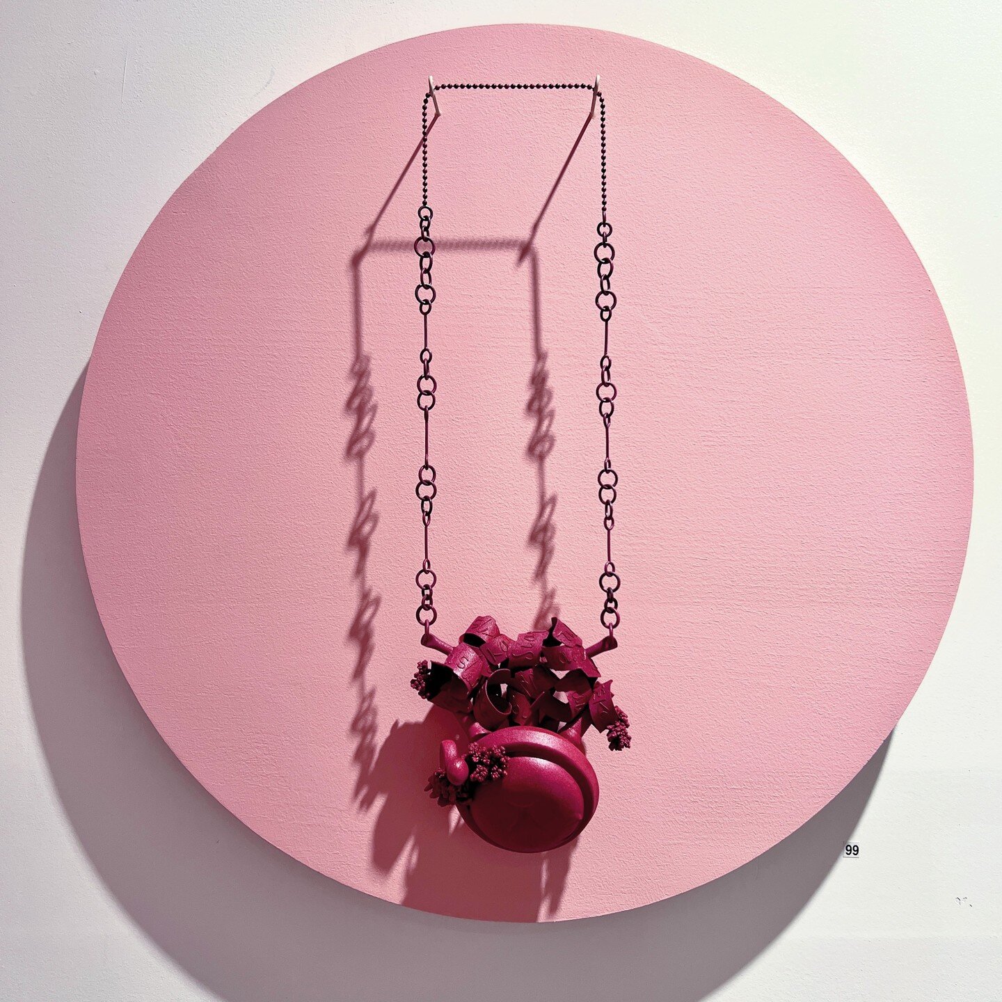 Nicole Polentas | | The Dirge and the Vital Heat" | | Final Week | | August 17 &ndash; September 4

Artwork: "Thermon" (Sterling Silver, Copper, Paint)

G.1 Benjamin Champion "Charcoal"
G.2 Jennifer Sherlock "From the Ce