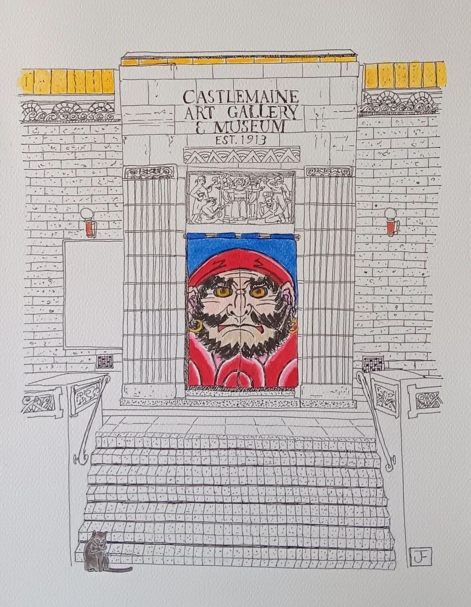 Jane Farnan | Daruma Noren (Castlemaine Art Gallery and Museum 2026)