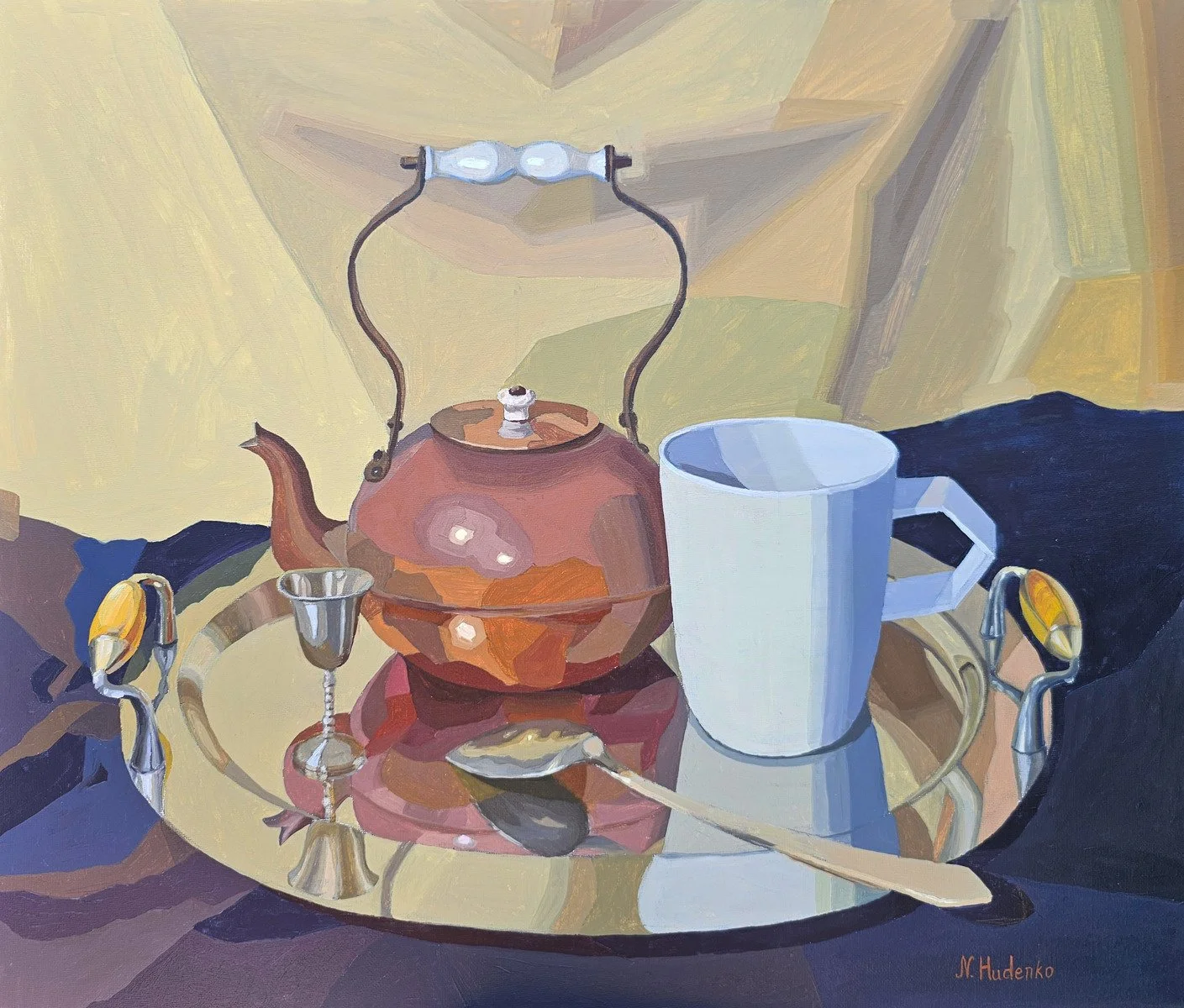 Natalia Hudenko | Still Life with a Teapot
