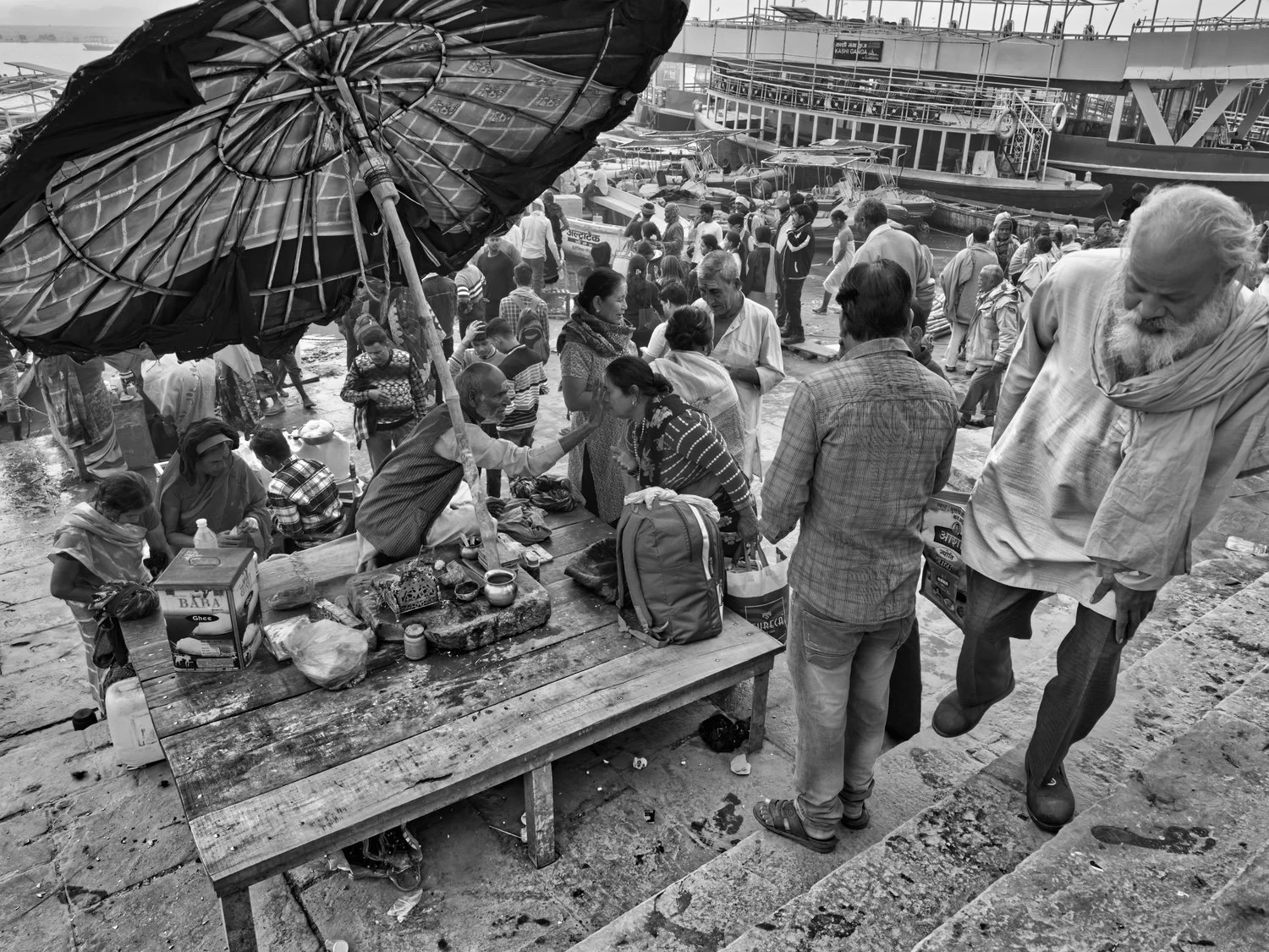 Marc Baptista | Blessing at Kashi Ganga