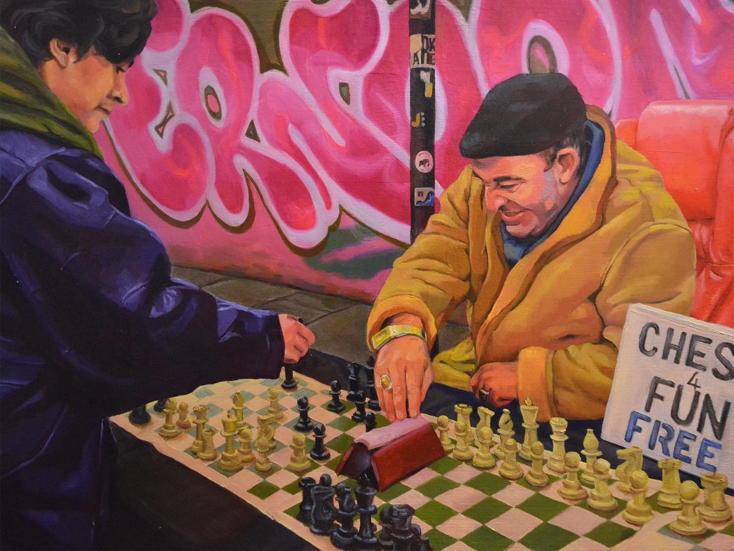 60. Rachel Wyatt | Chess Players, Brick Lane Market