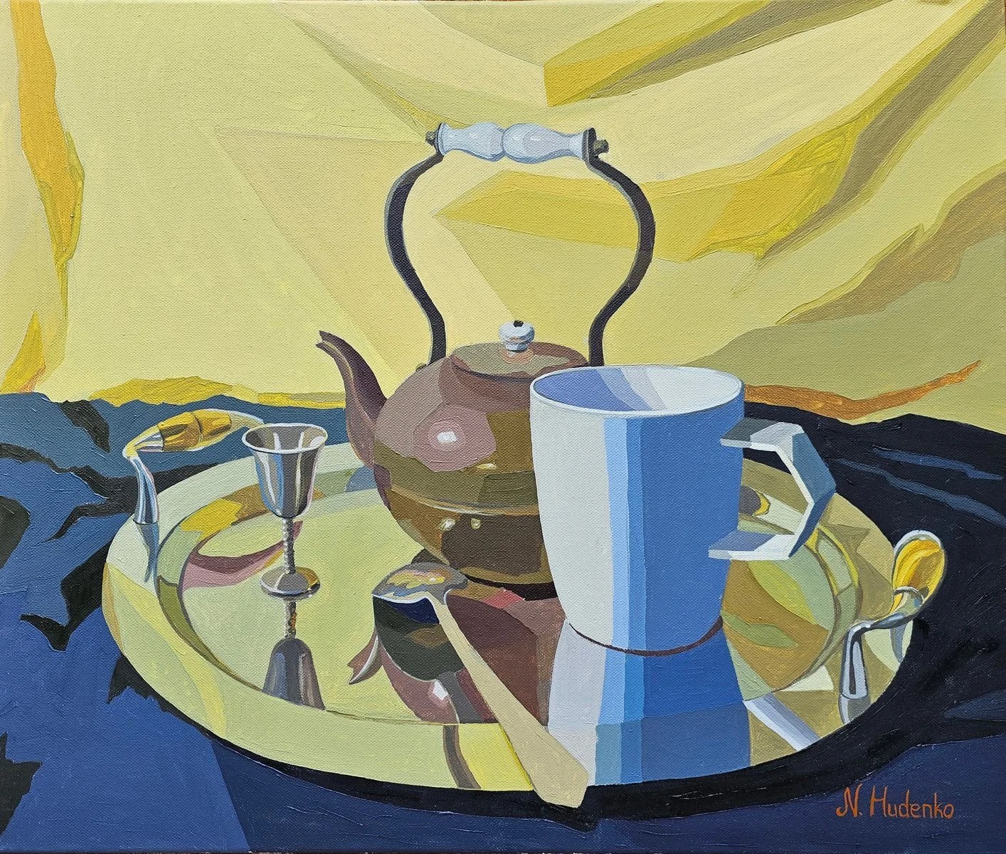 Natalia Hudenko | Still Life with a Teapot-2