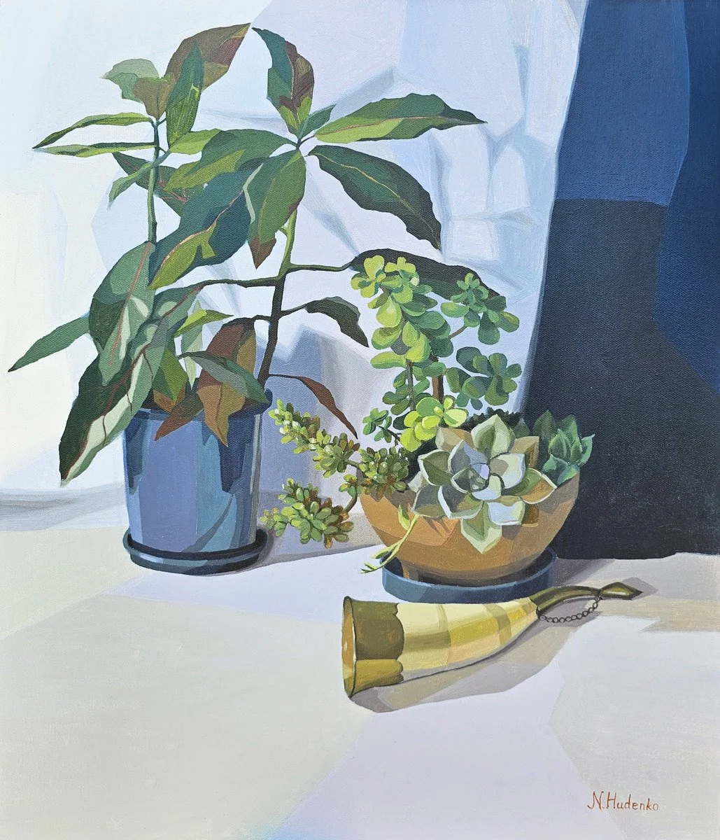 Natalia Hudenko | Still Life with Succulents