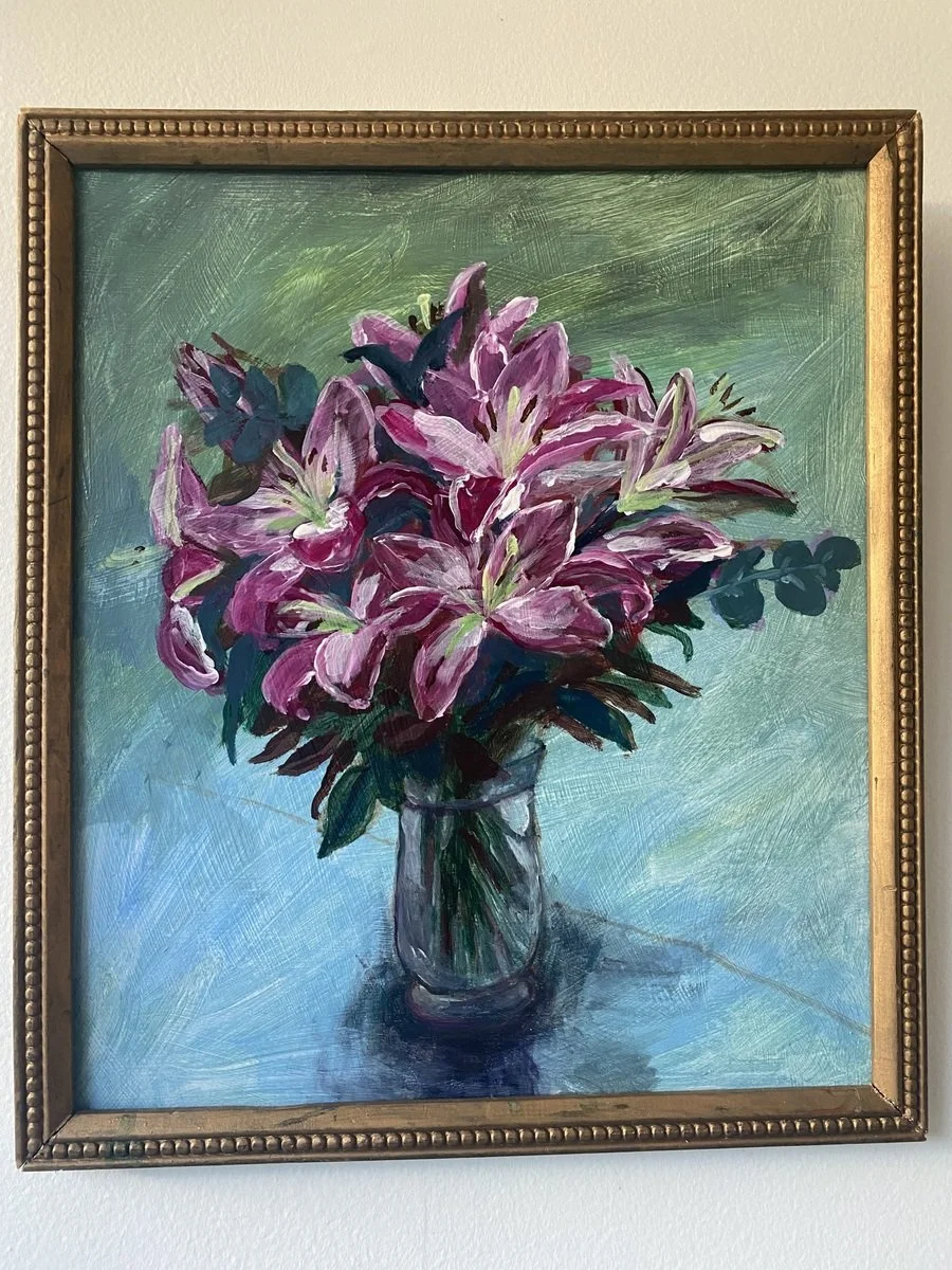 Lucy Hall | Pink Lillies