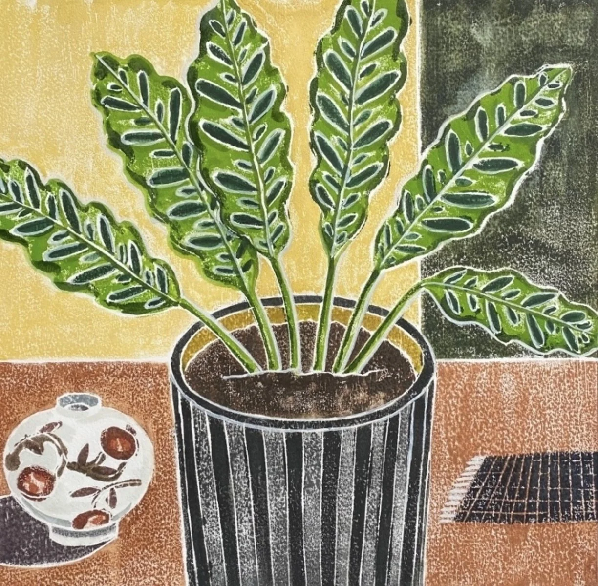 Gillian Haig | Striped Pot and Vase