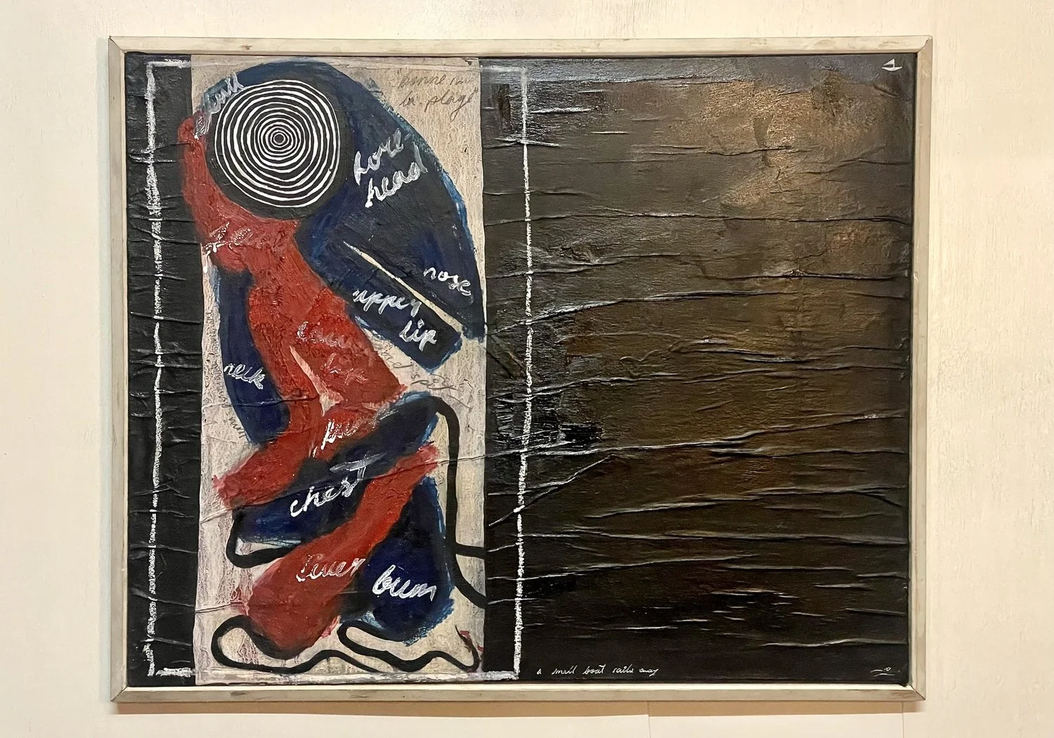 olive bly | diagram of "bonne nuit la plage"