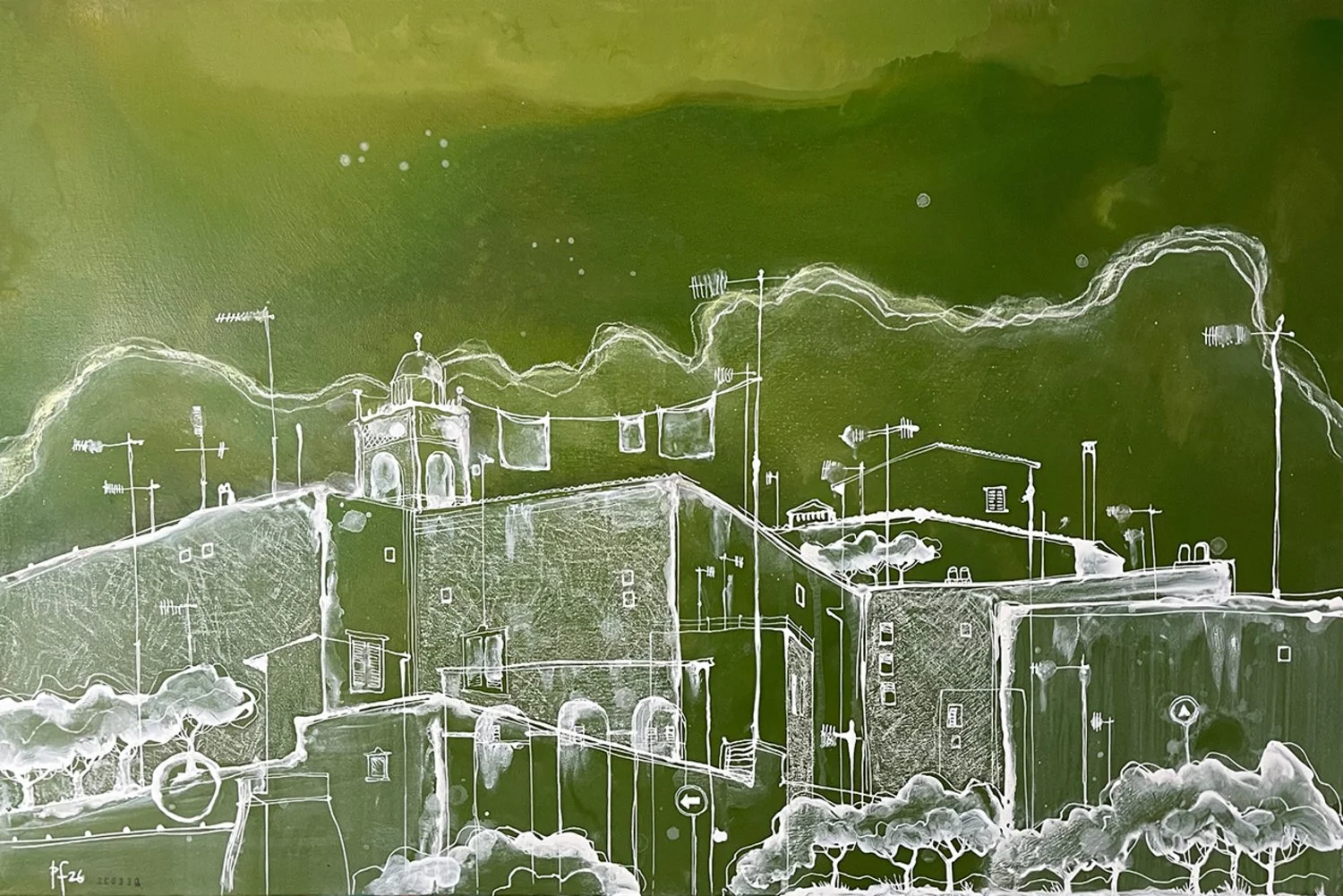 Pablo Francis | Ostuni In olive and white, 2026