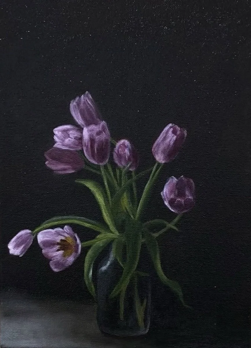 Lata Shetty | Purple Tulips