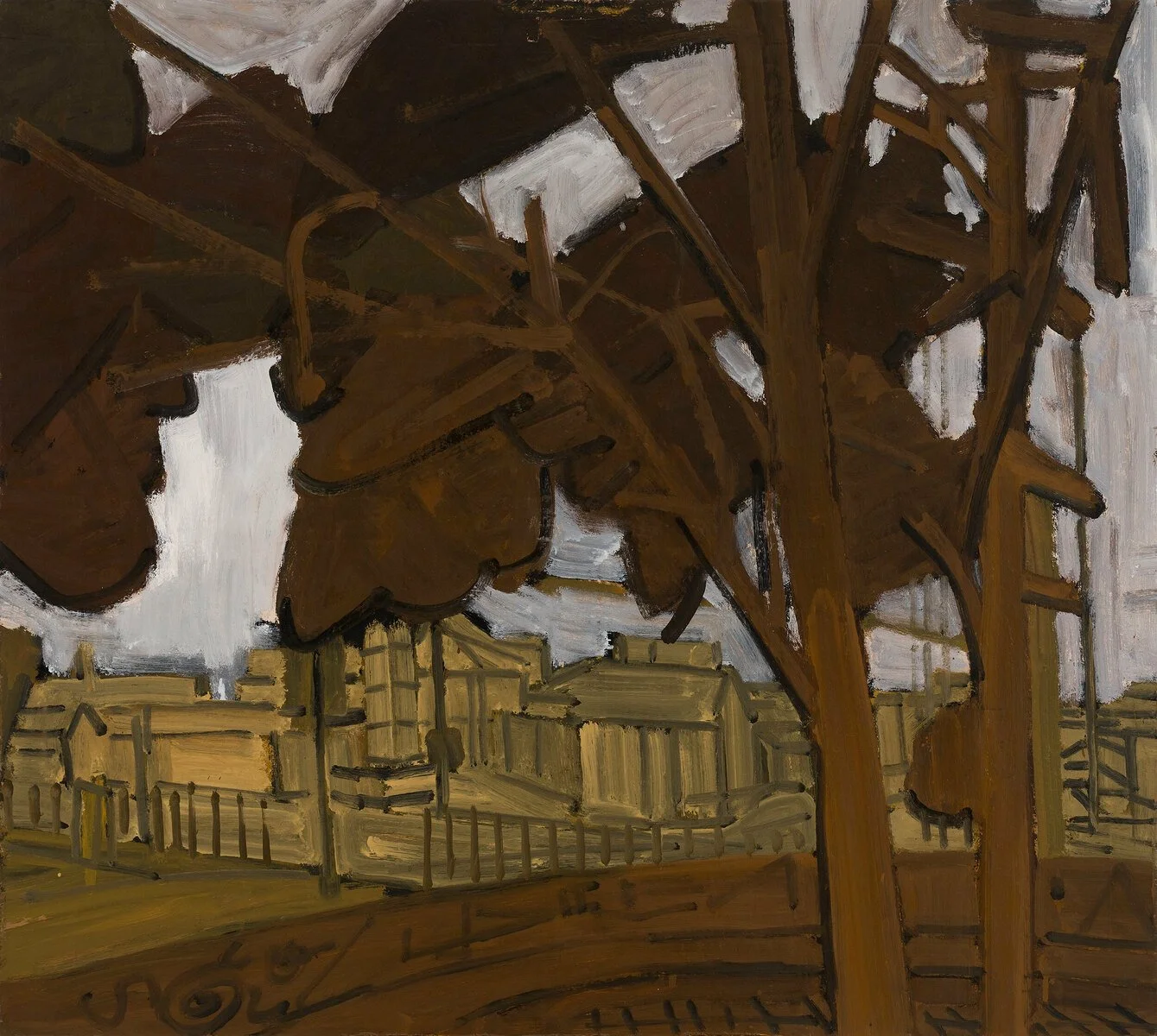 Jake Baglin Three Trees on Separation Street, Autumn..jpg