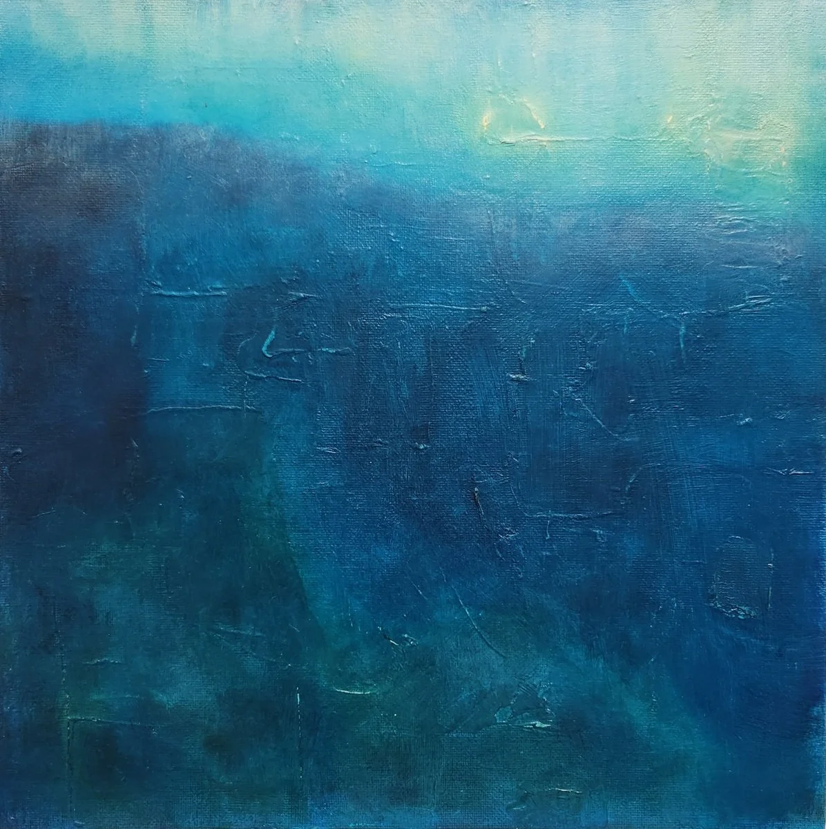 Amanda Schlesinger-Goss | Held by Water/Suspended Blue 1