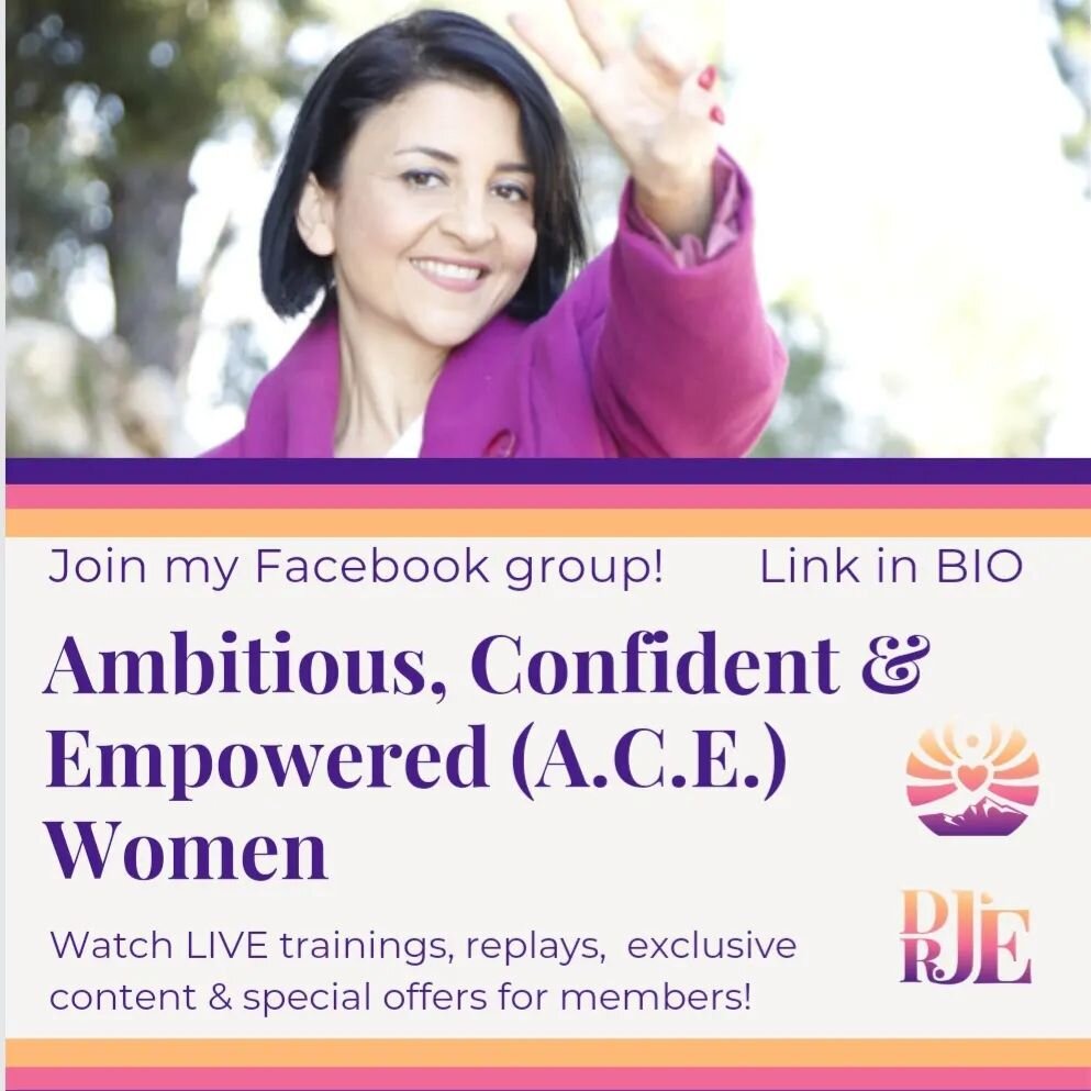 Ready to level up your confidence, embrace empowerment, and join a supportive community of ambitious women❓

Join my exclusive Facebook group: Ambitious, Confident &amp; Empowered (A.C.E.) women, where we're transforming lives and celebrating women l