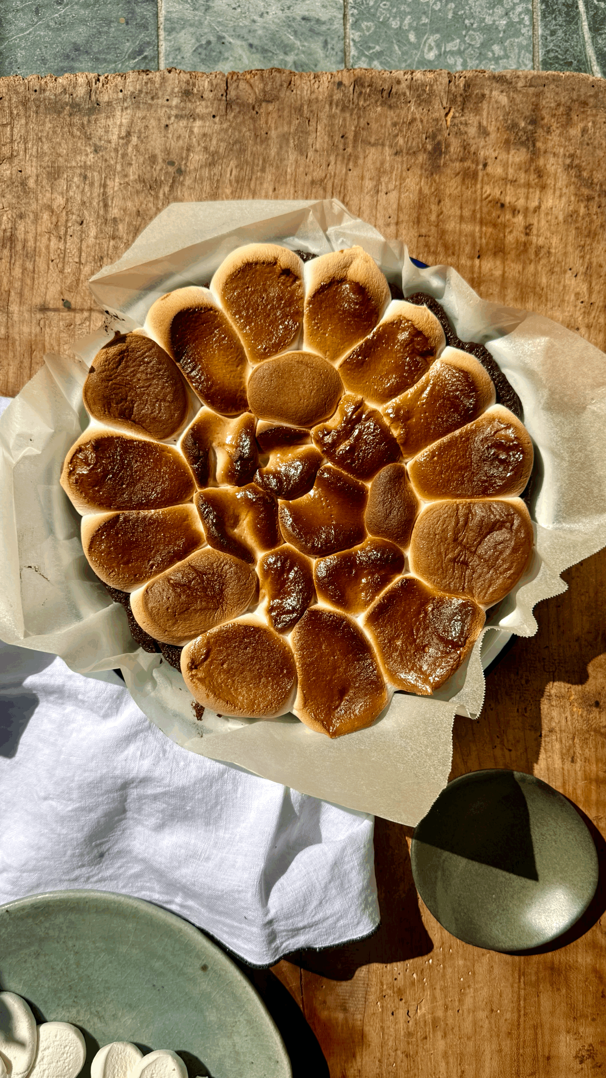 Chocolate malt s’mores brownie.
