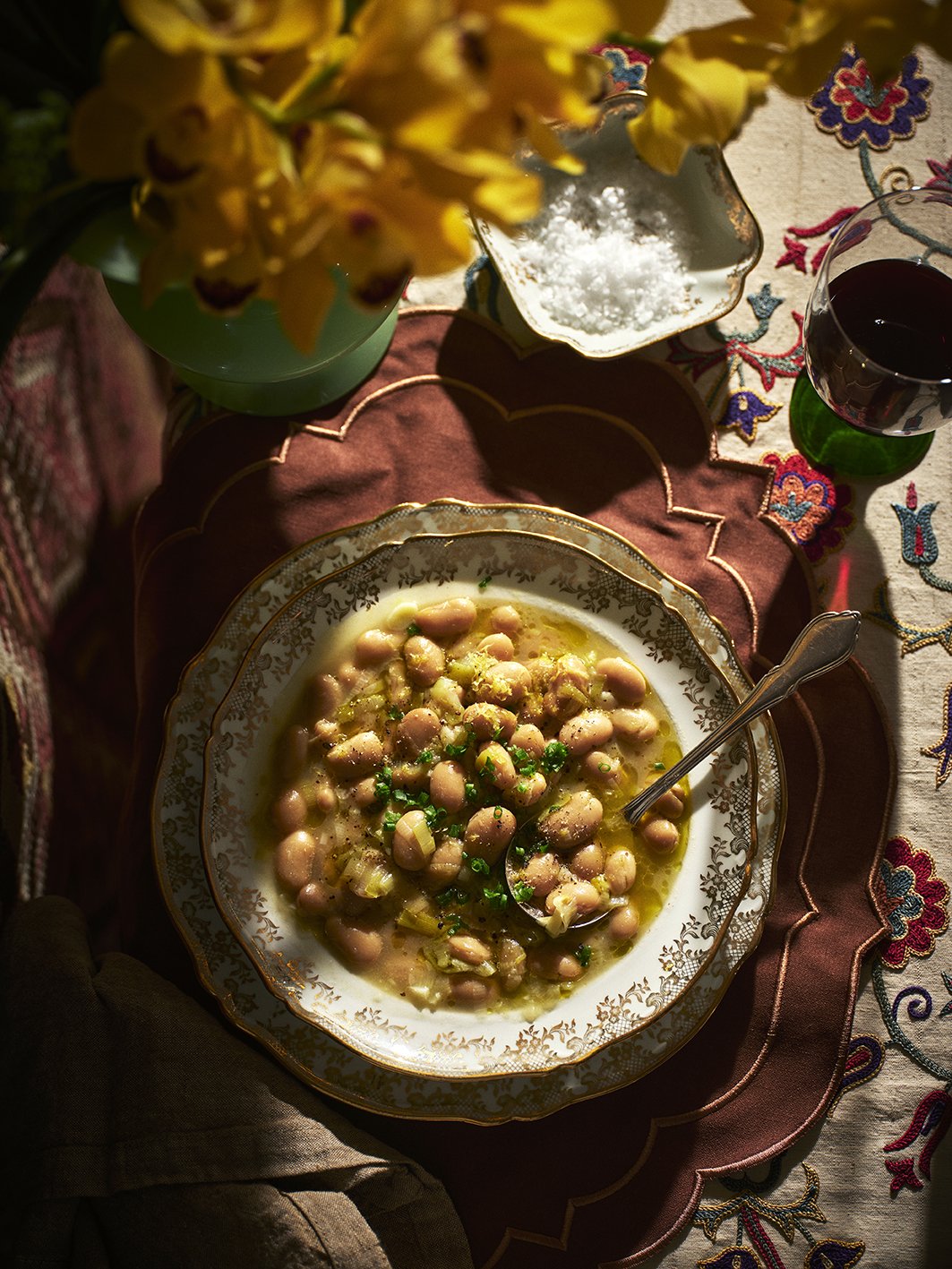 CREAMY BUTTER BEAN, YUZU & LEEK SOUP