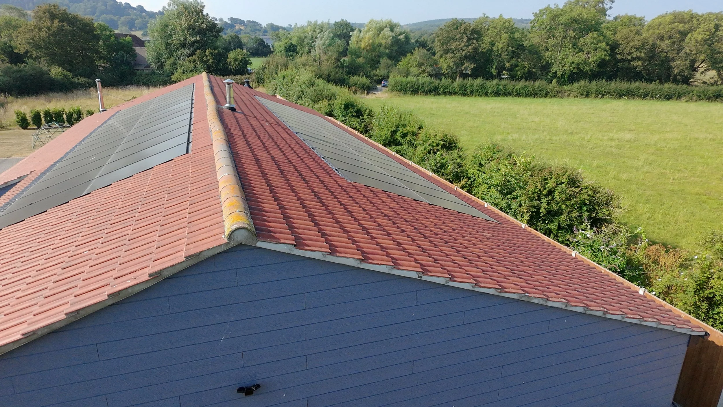 Extensive solar panel array providing outstanding eco credentials