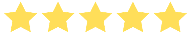 Five yellow stars on a black background
