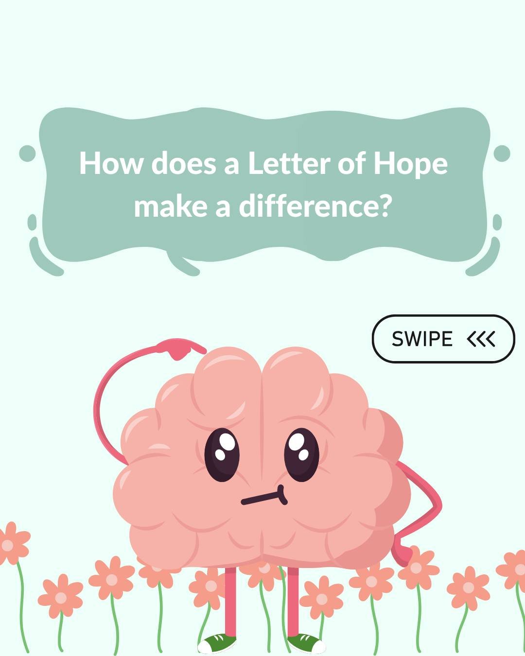 People often wonder if a handwritten letter of hope can really make a difference. The answer is a resounding YES. 

We receive overwhelming positive feedback from letter recipients saying how much the letter helped them. Below is just one example of 