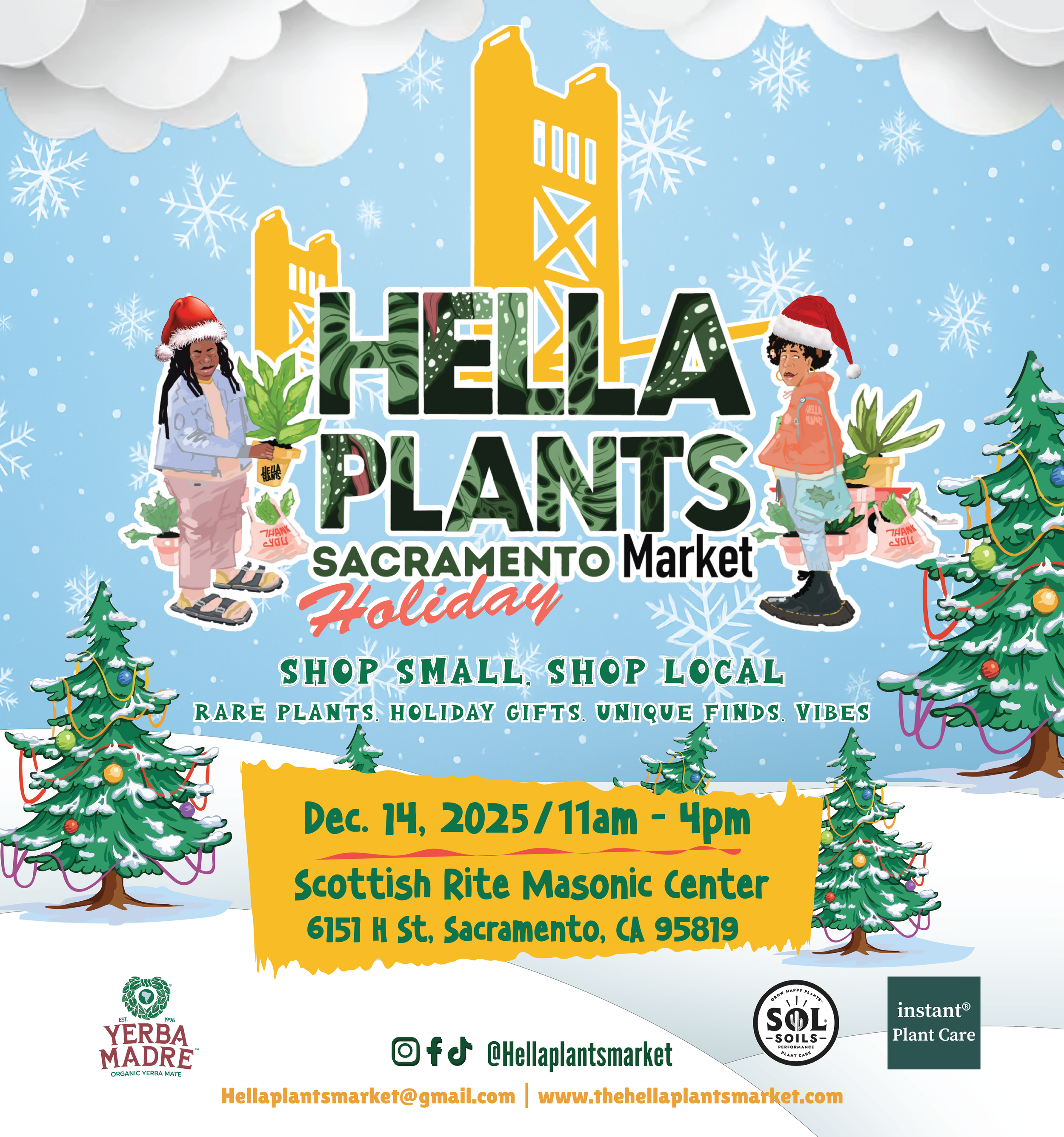 Hella Plants Holiday Market Sacramento