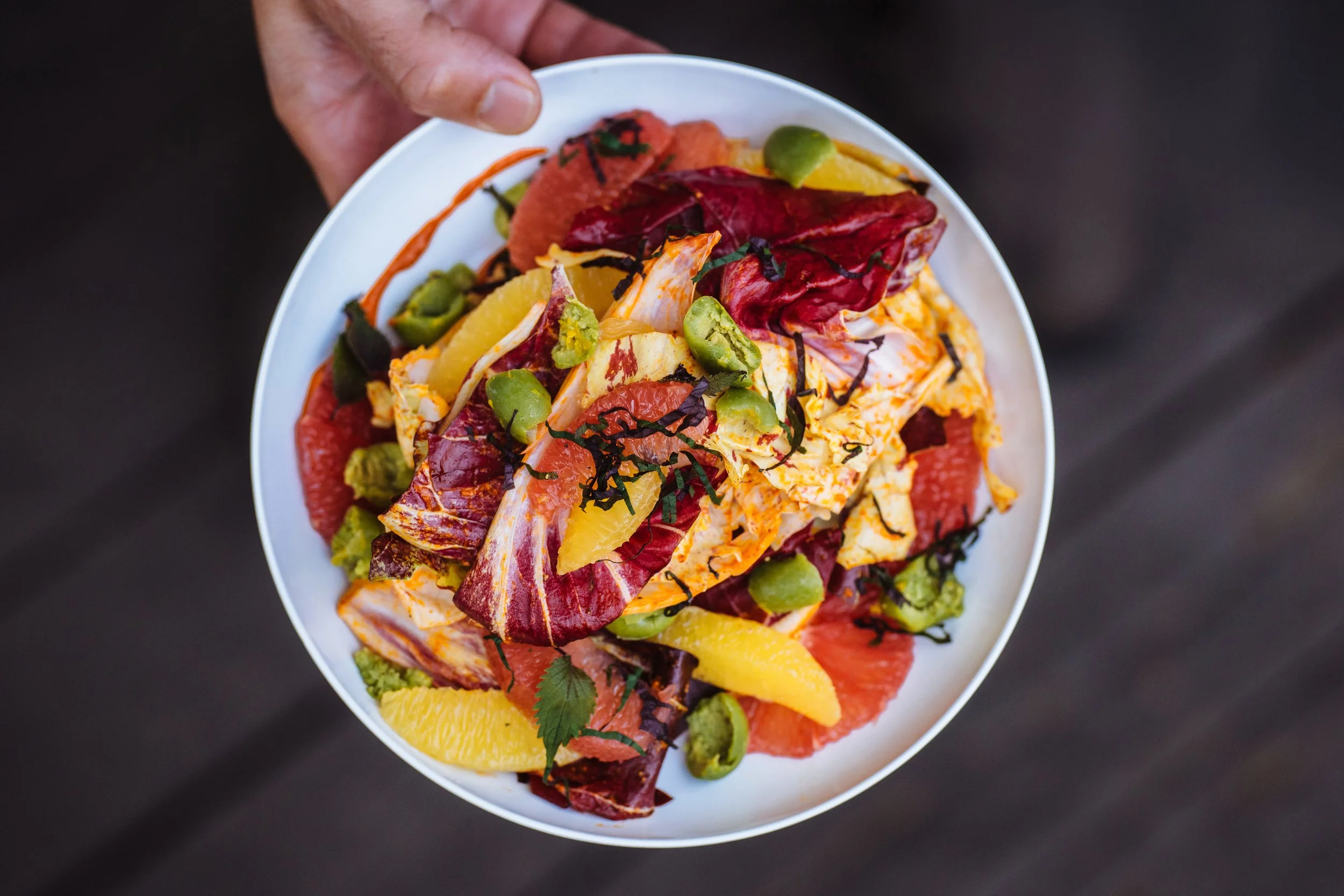 Radicchio citrus salad