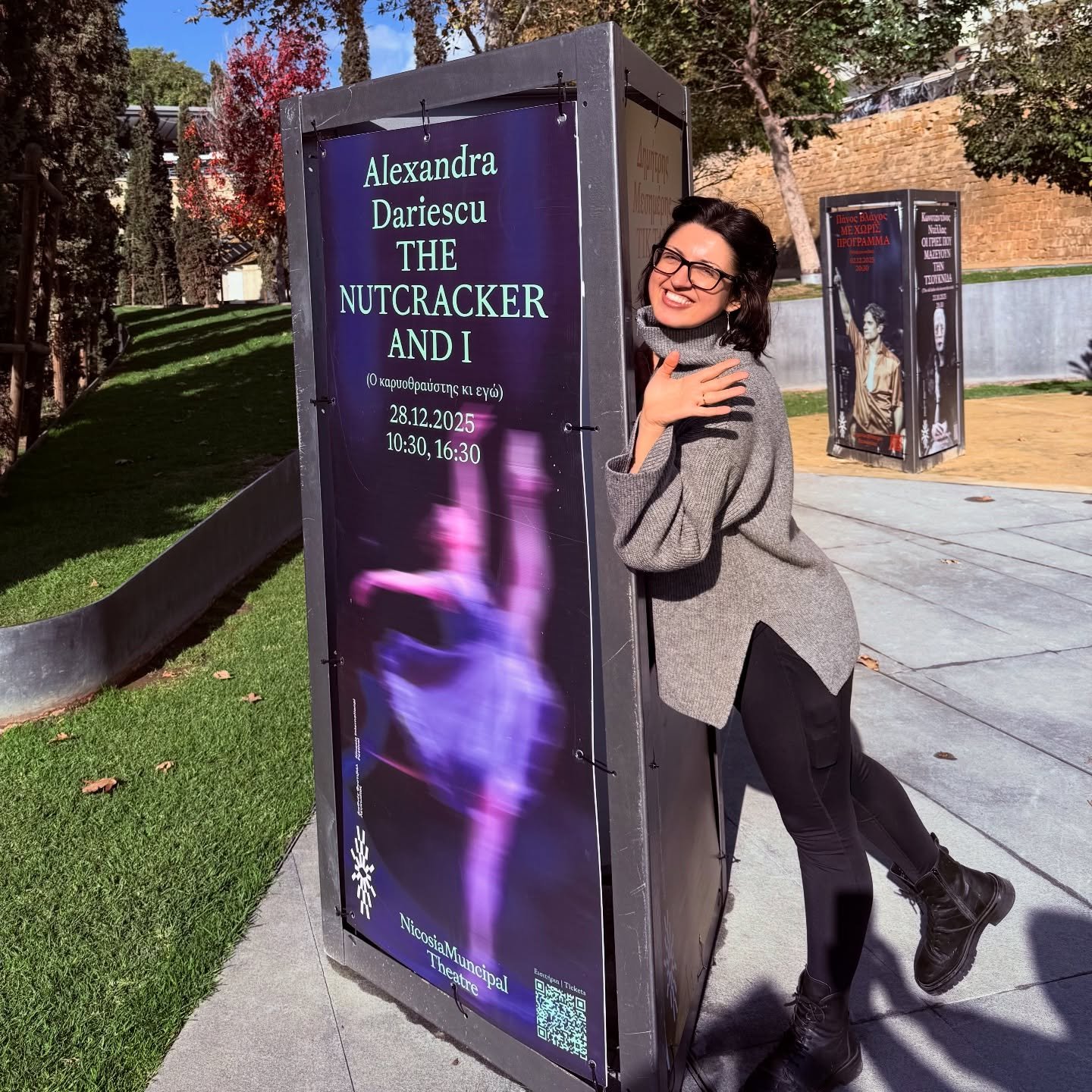 Good morning, Nicosia ☀️ The sun is shining and today, we have 2 performances of The Nutcracker and I at the @nicosiainternationalfestival @visit_nicosia 😍
Bring on THE LAST performances of 2025. What a year it&rsquo;s been!!! 🙏🍀🎶🎼🎵🎹💫