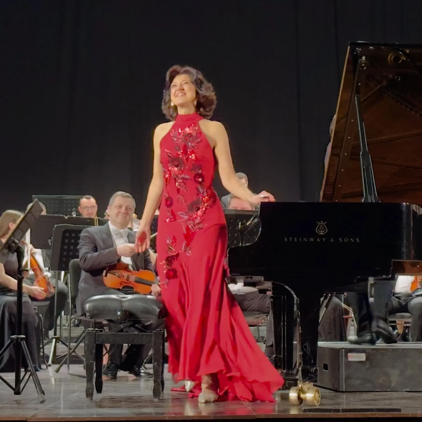 Mulțumesc din inimă pentru primirea at&acirc;t de caldă acasă, la Iași @filarmonicaiasi @kazukiwada3 și fiecărui suflet din public. A fost o seară de neuitat ❤️